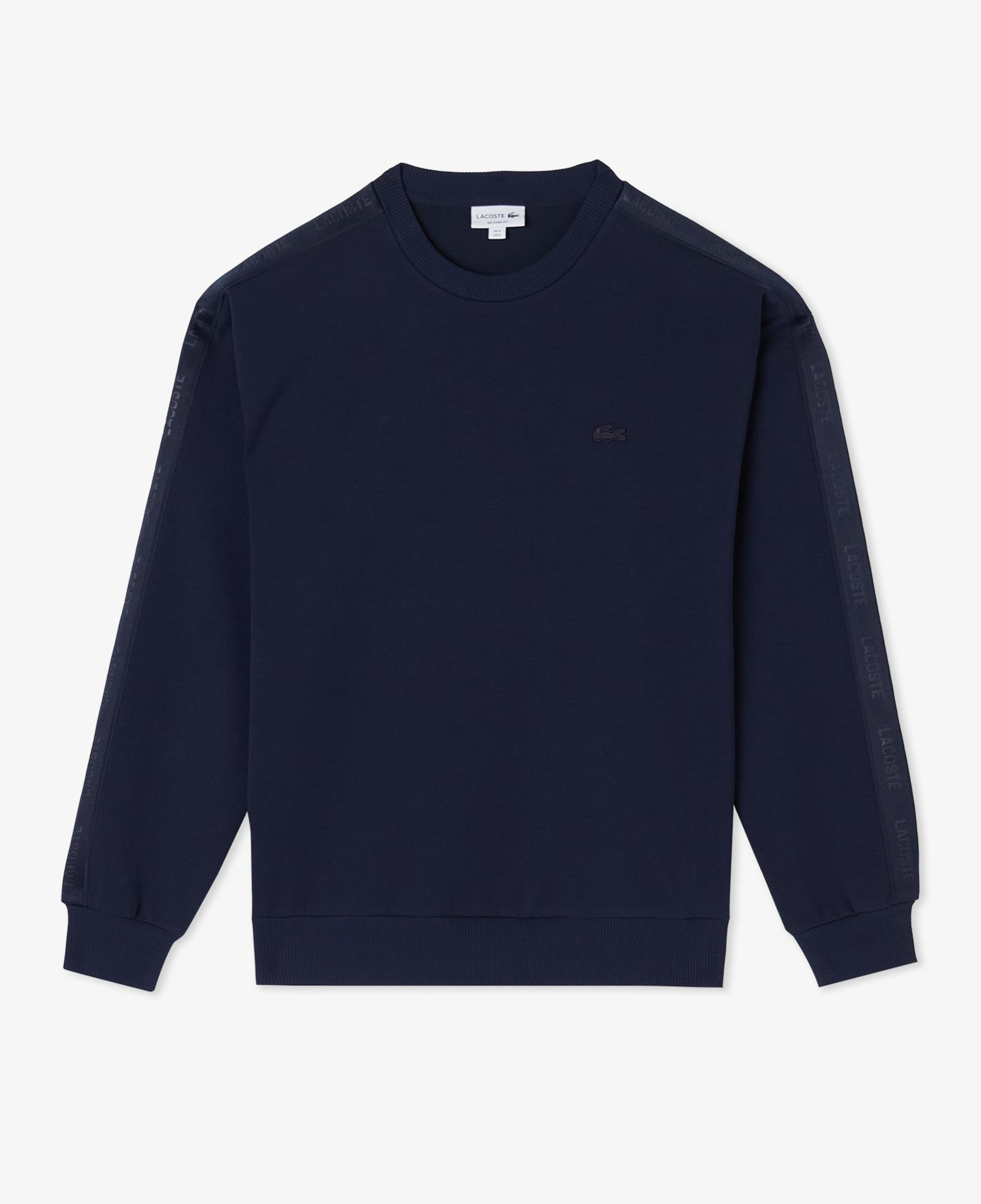 Lacoste Erkek Relaxed Fit Bisiklet Yaka Lacivert Sweatshirt