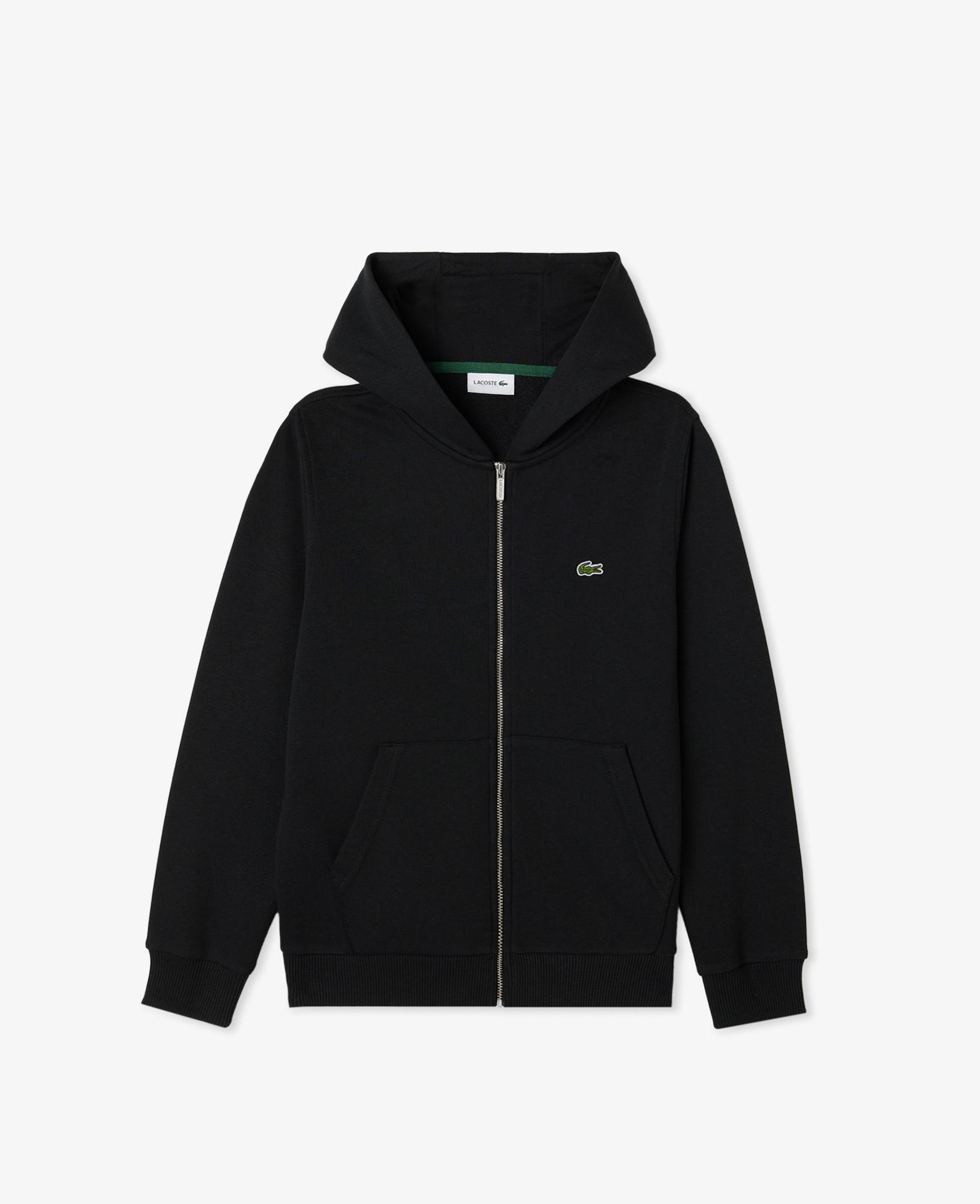 Lacoste Çocuk Kapüşonlu Siyah Sweatshirt