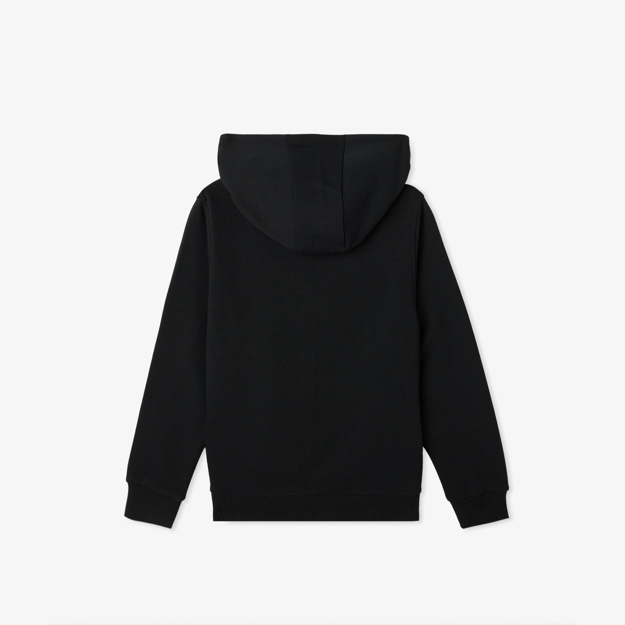 Lacoste Çocuk Kapüşonlu Siyah Sweatshirt