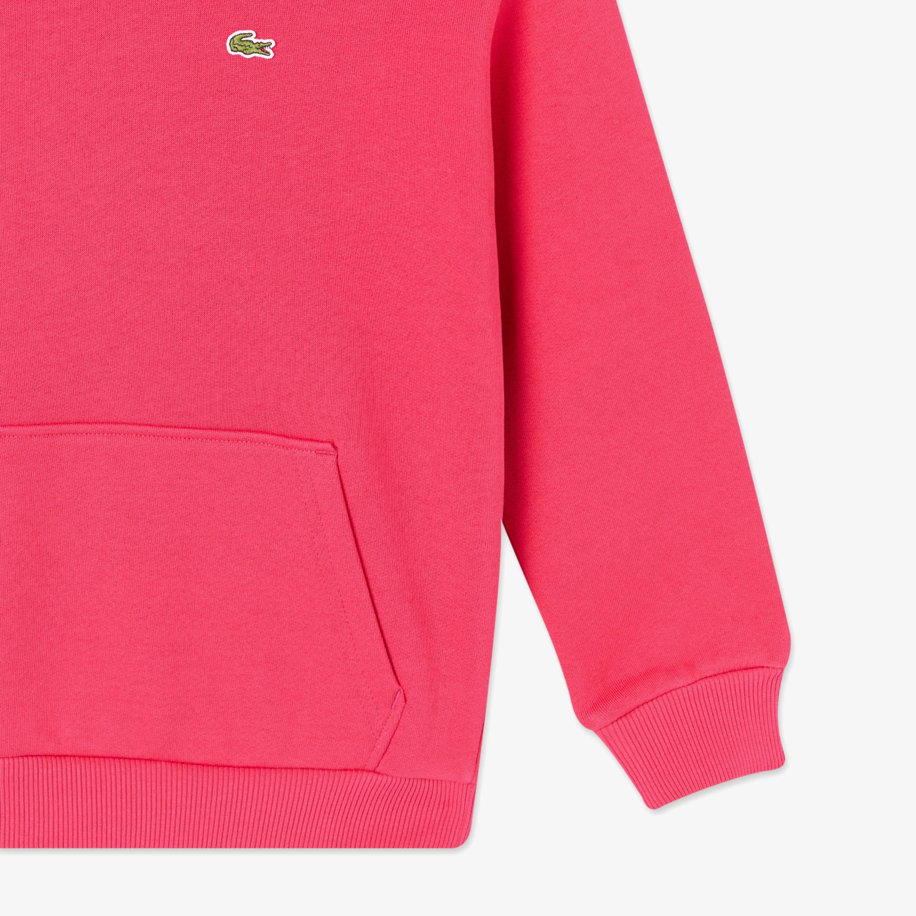 Lacoste Çocuk Kapüşonlu Pembe Sweatshirt