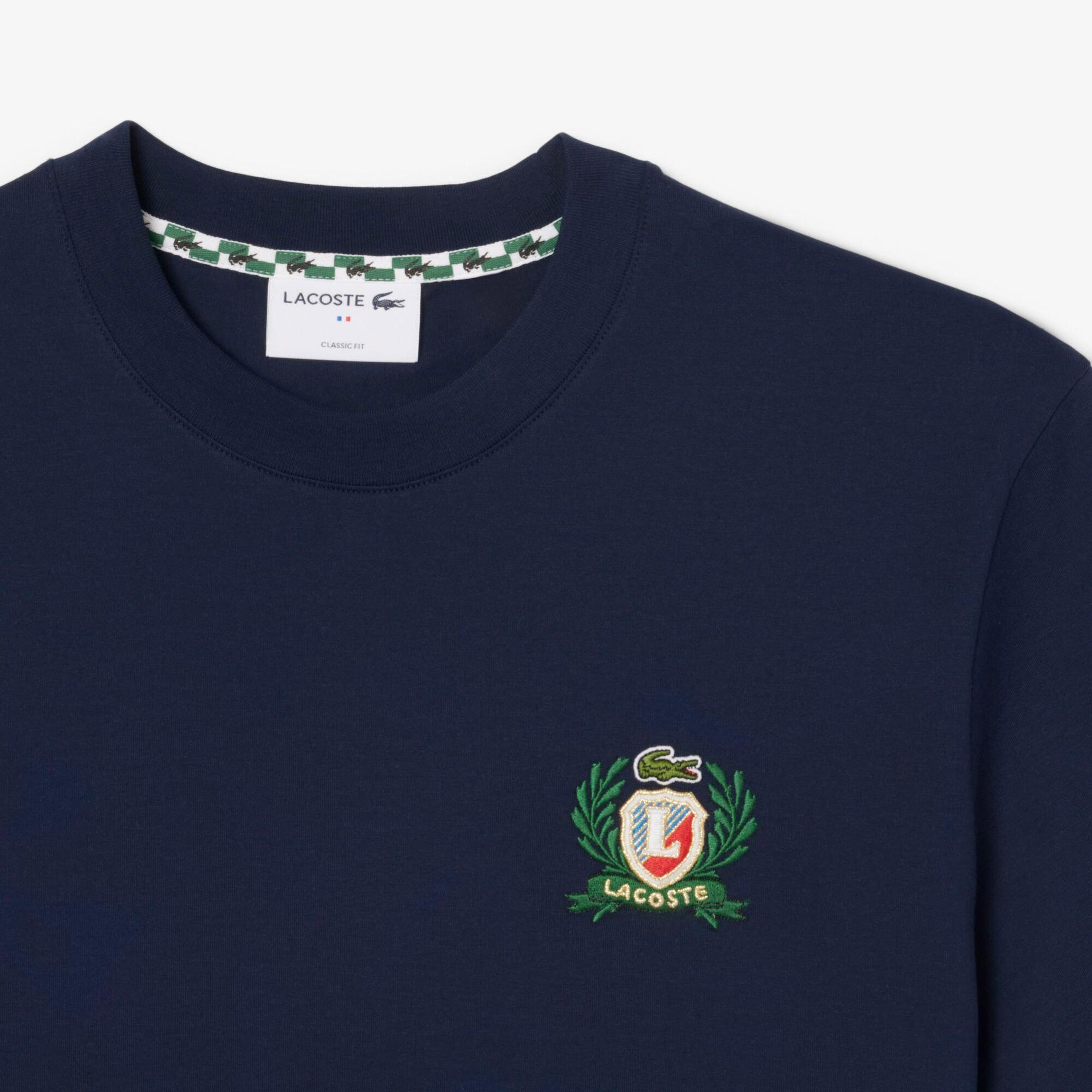 Lacoste French Made Embroidered Badge T-shirt