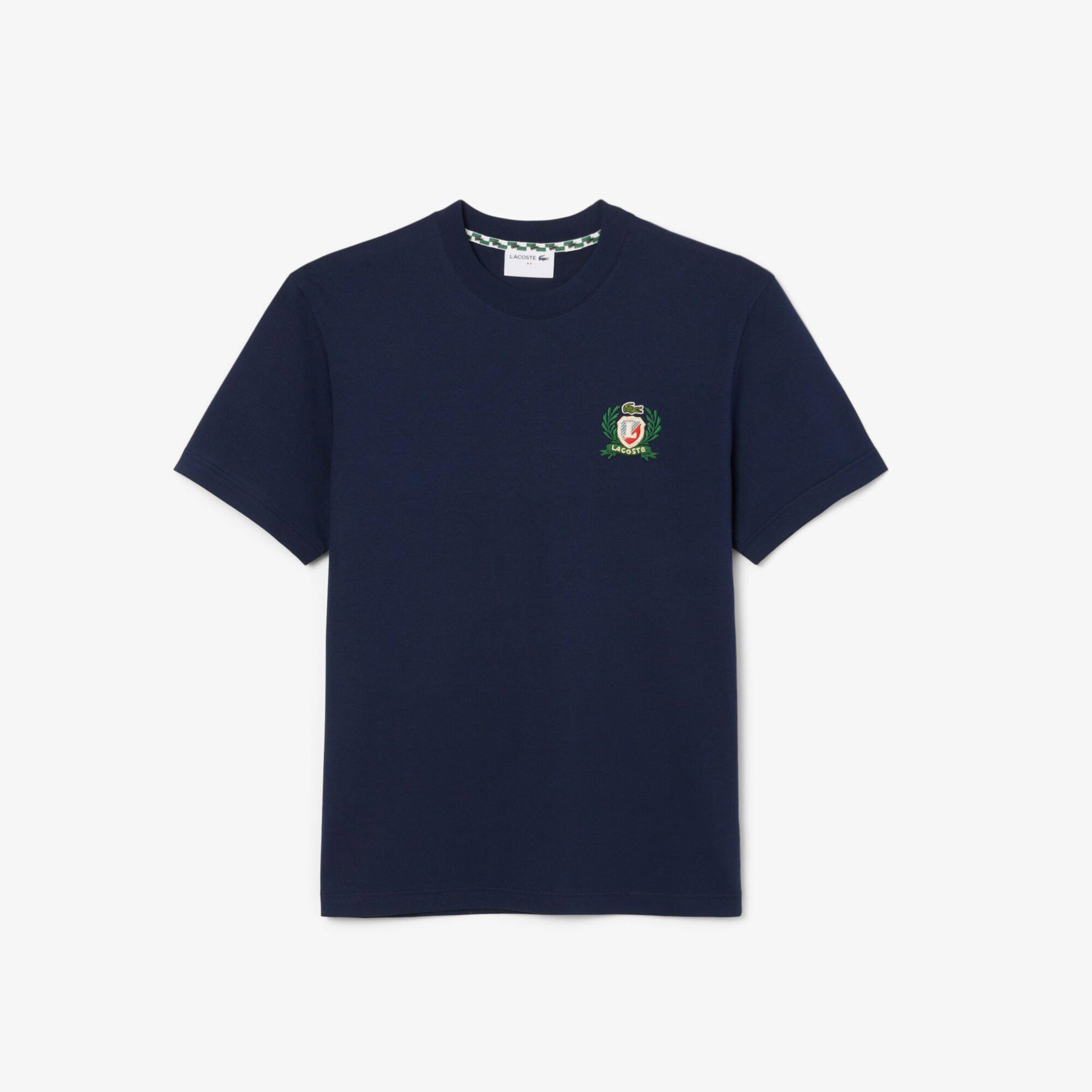 Lacoste French Made Embroidered Badge T-shirt