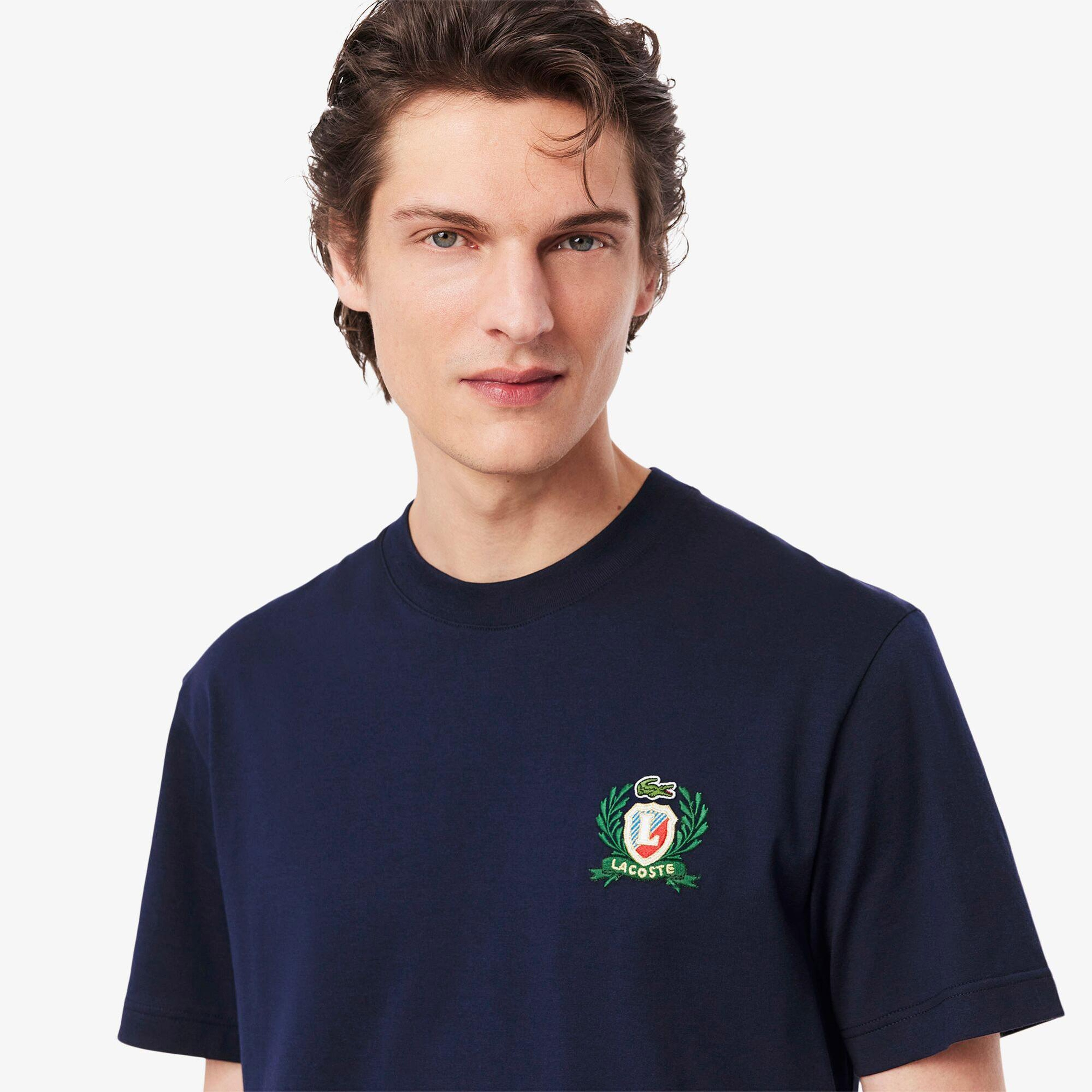 Lacoste French Made Embroidered Badge T-shirt