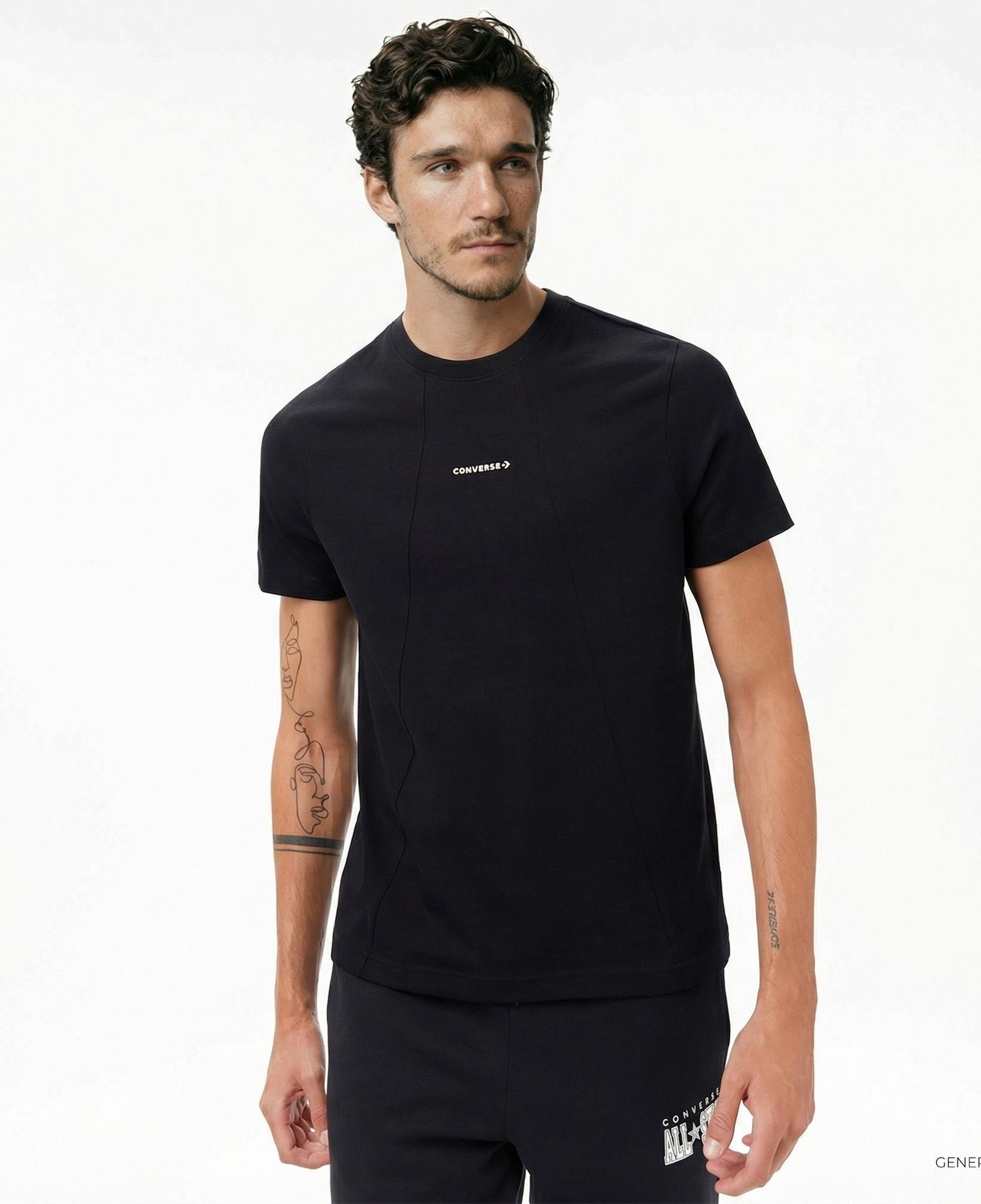 Converse Erkek Siyah T-Shirt