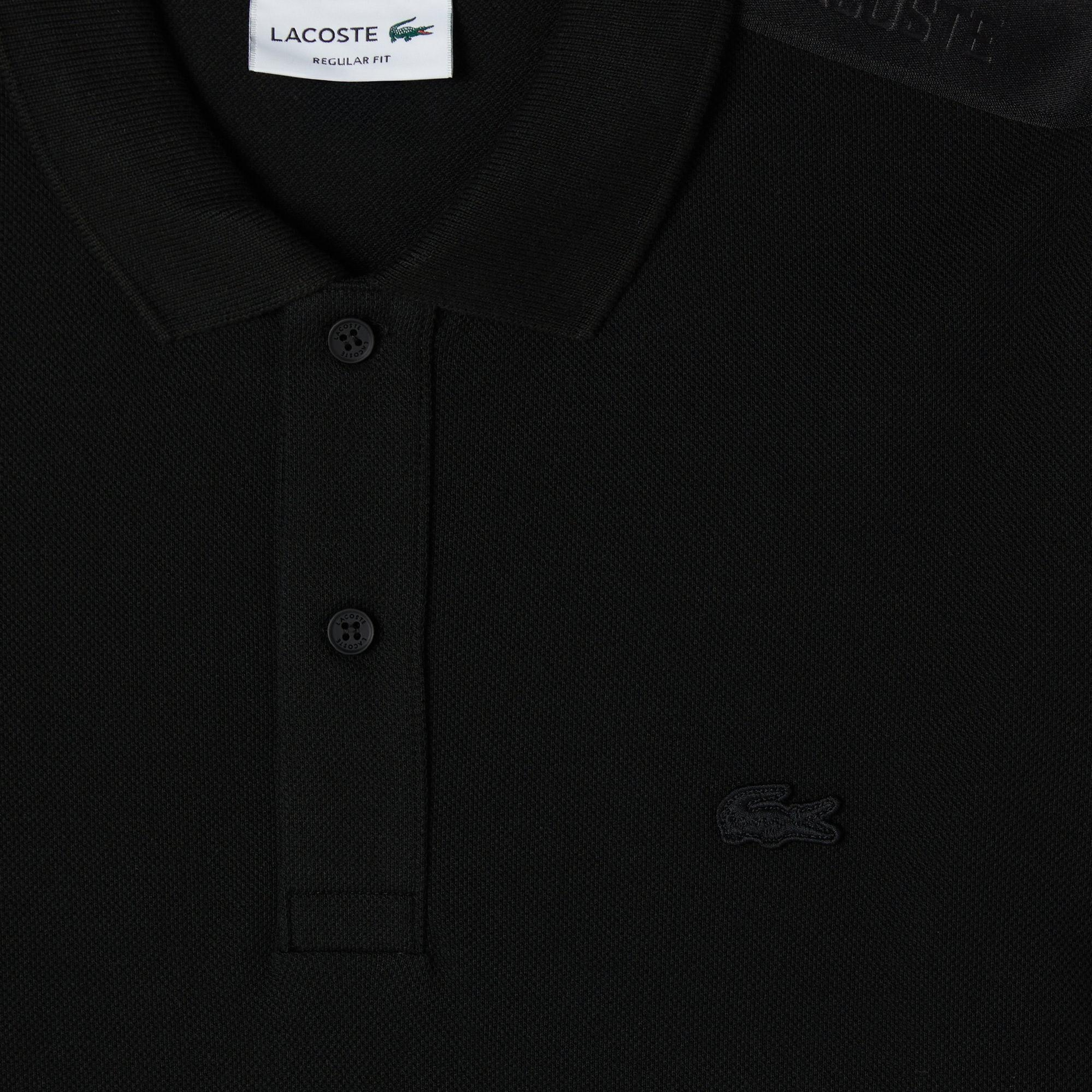 Lacoste Erkek Regular Fit Uzun Kollu Siyah Polo