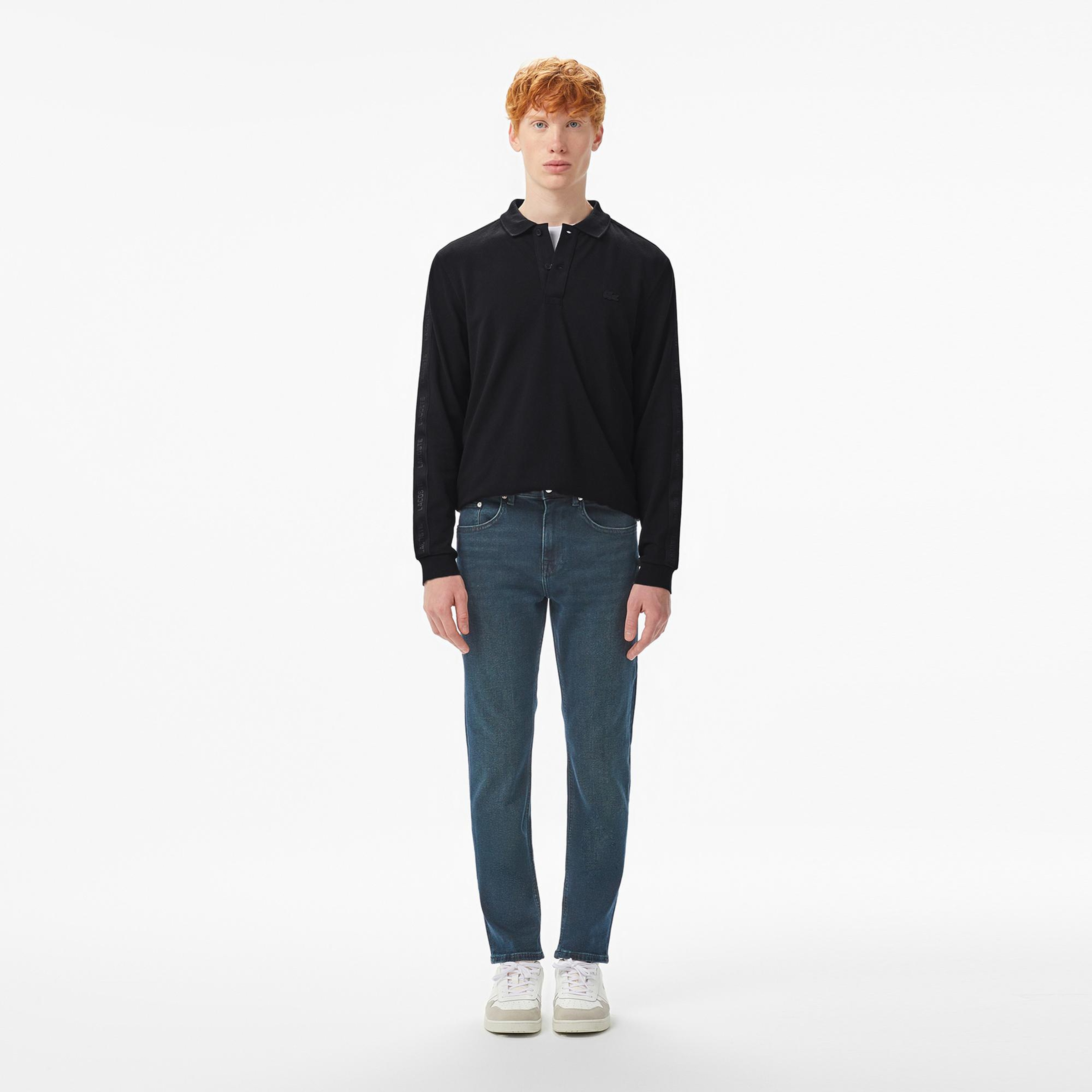 Lacoste Erkek Regular Fit Uzun Kollu Siyah Polo