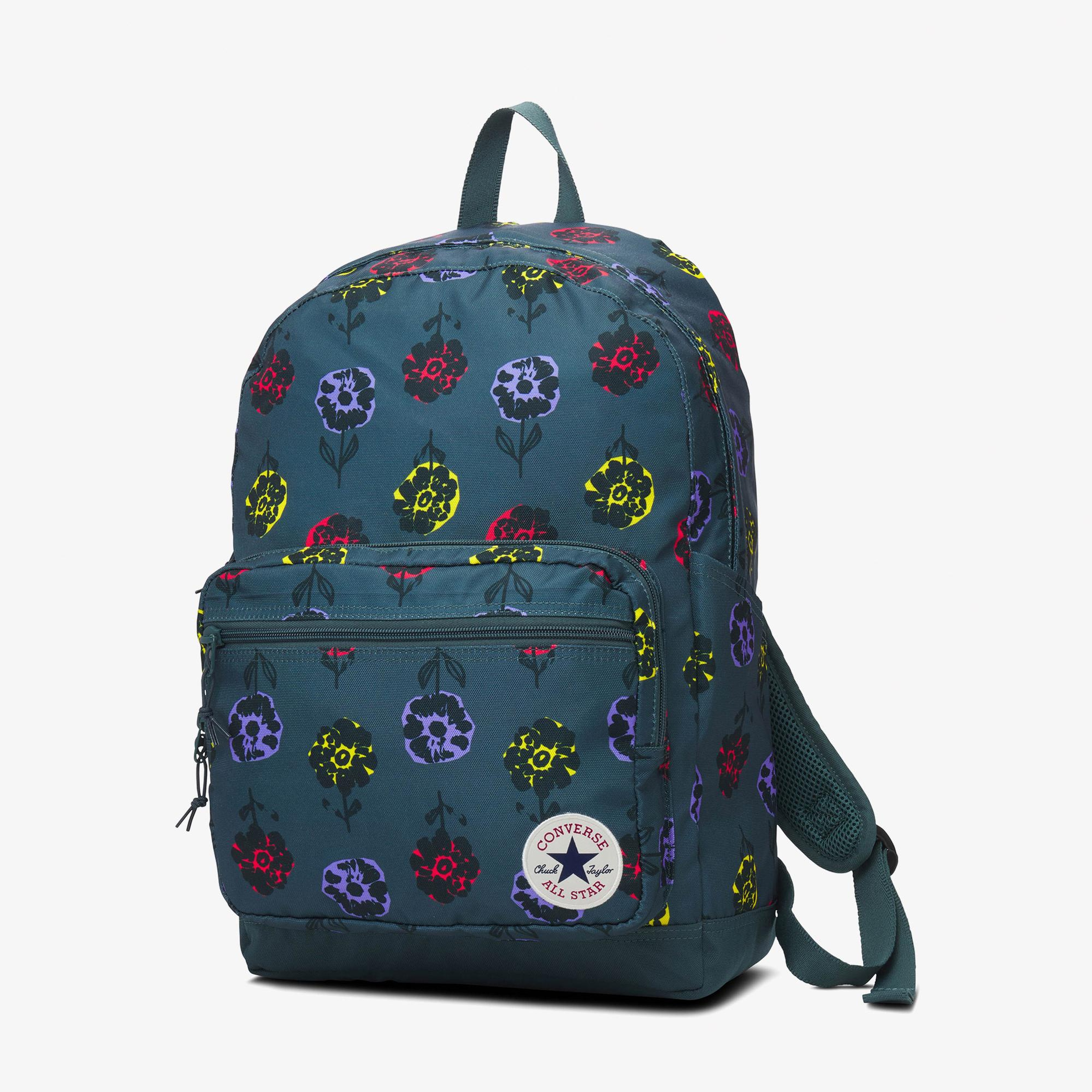 Converse Floral Go 2 Unisex Yeşil Sırt Çantası