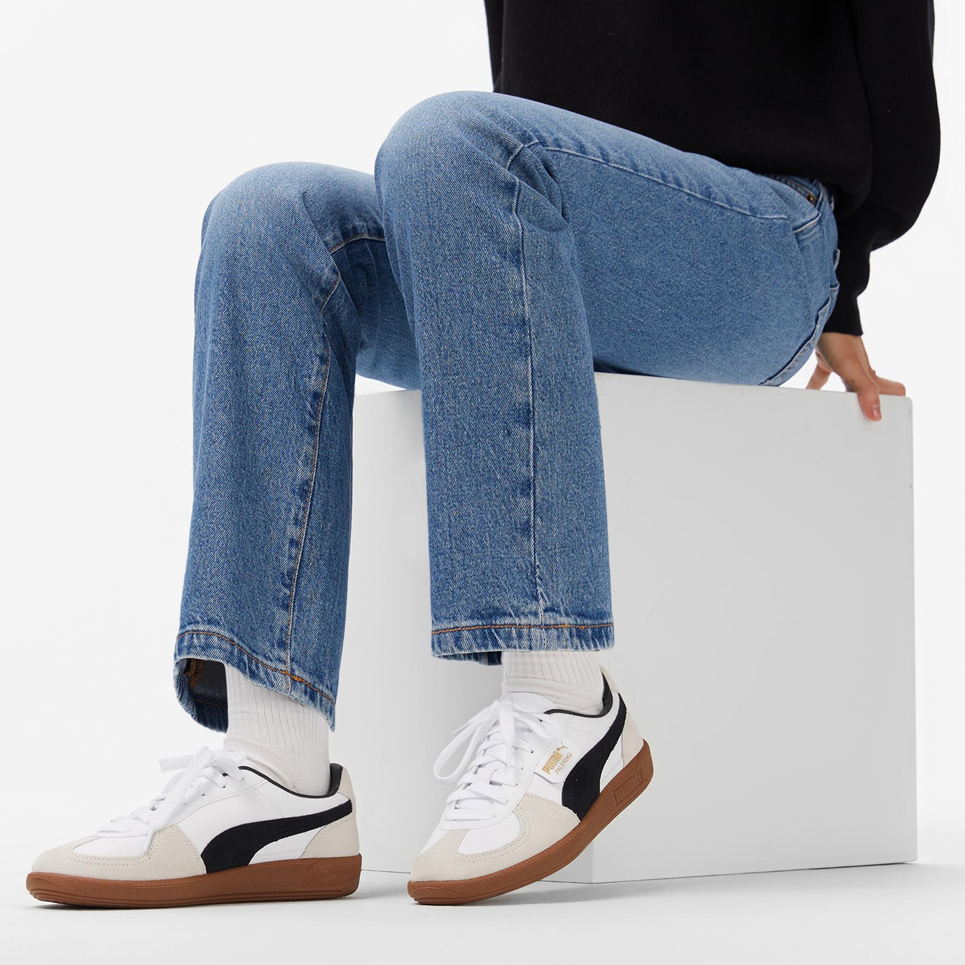 Puma Palermo Leather Unisex Beyaz Spor Ayakkabı