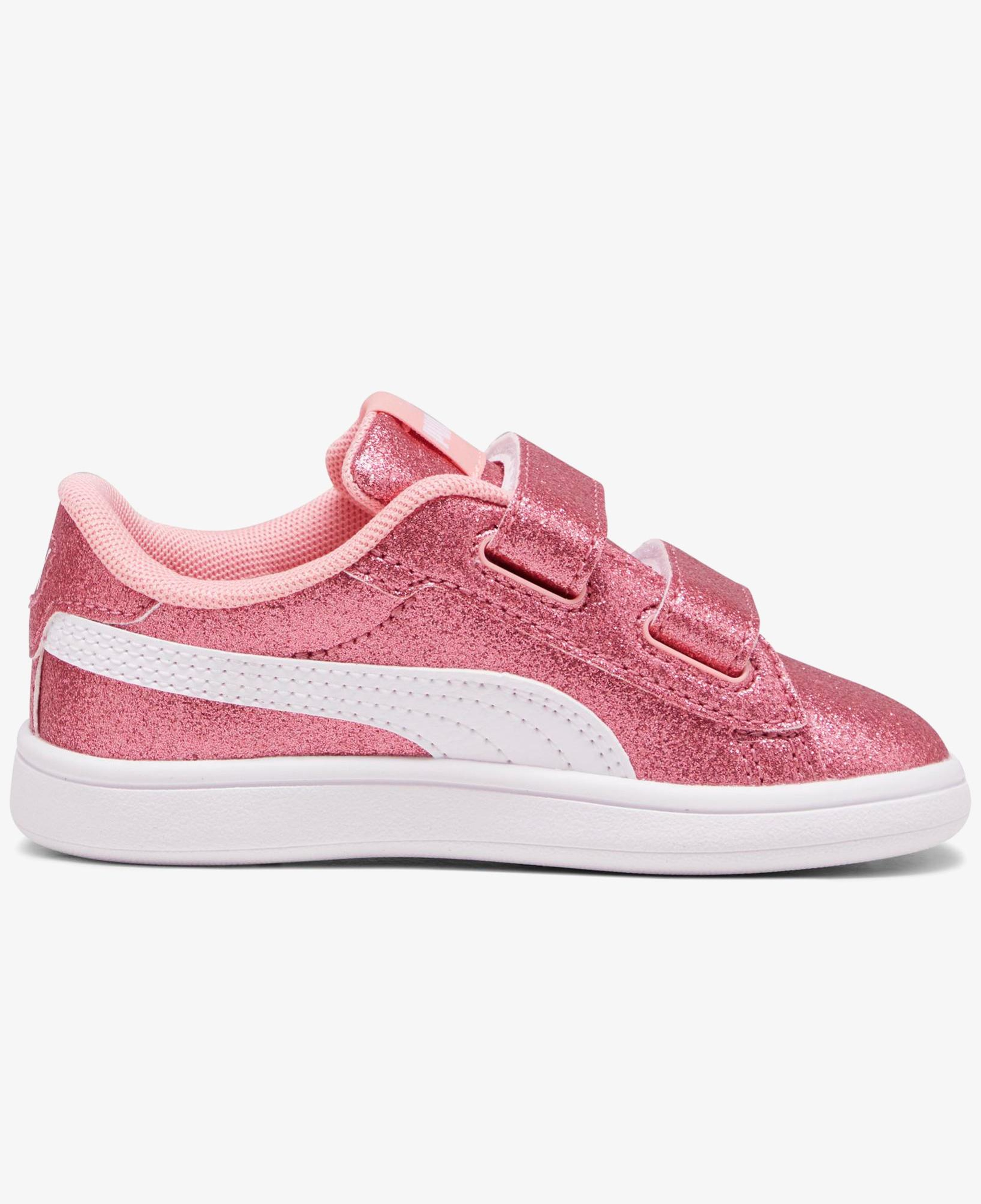 Puma Smash 3.0 Glit Glam V In Çocuk Bej Spor Ayakkabı