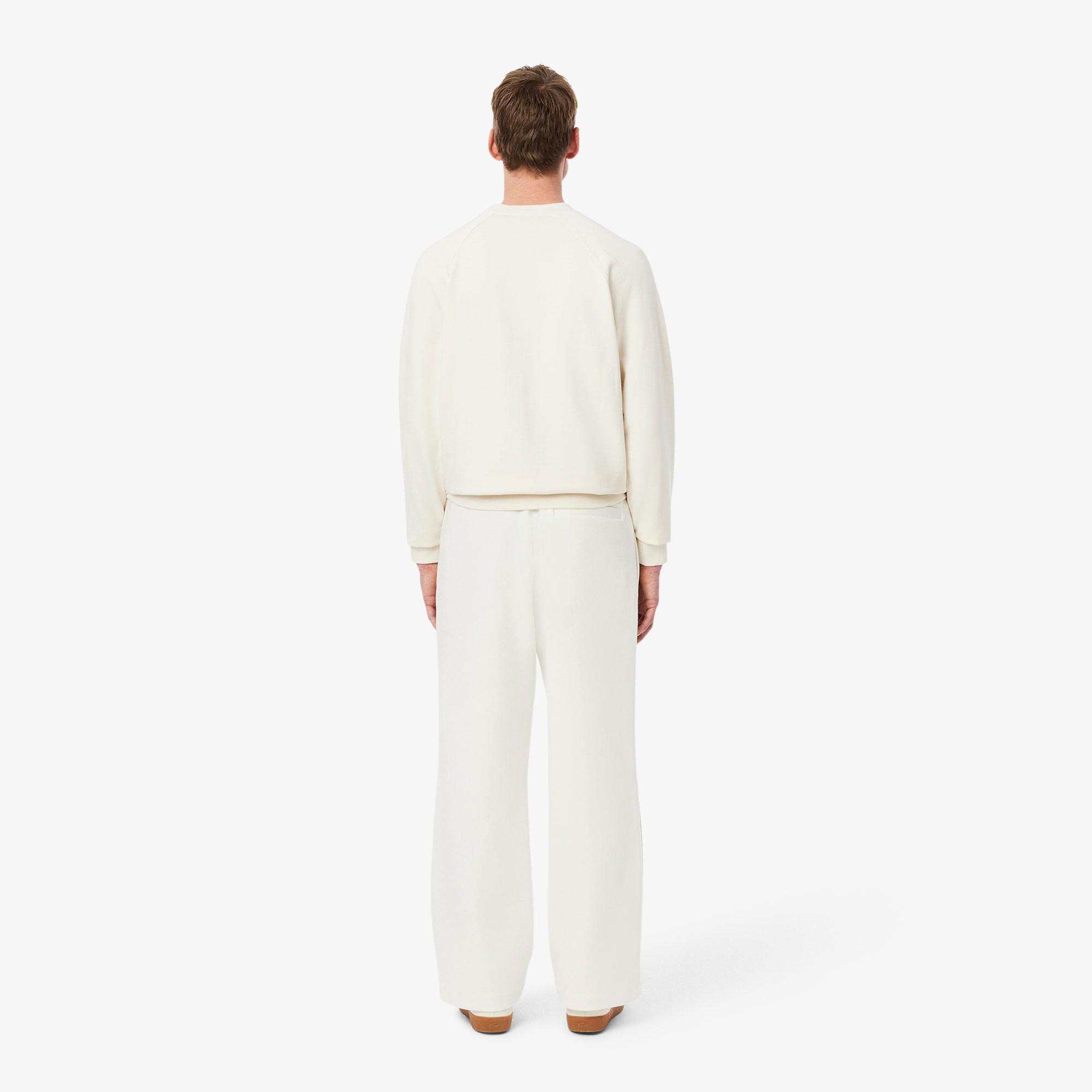 Lacoste Erkek Loose Fit Beyaz Eşofman Altı