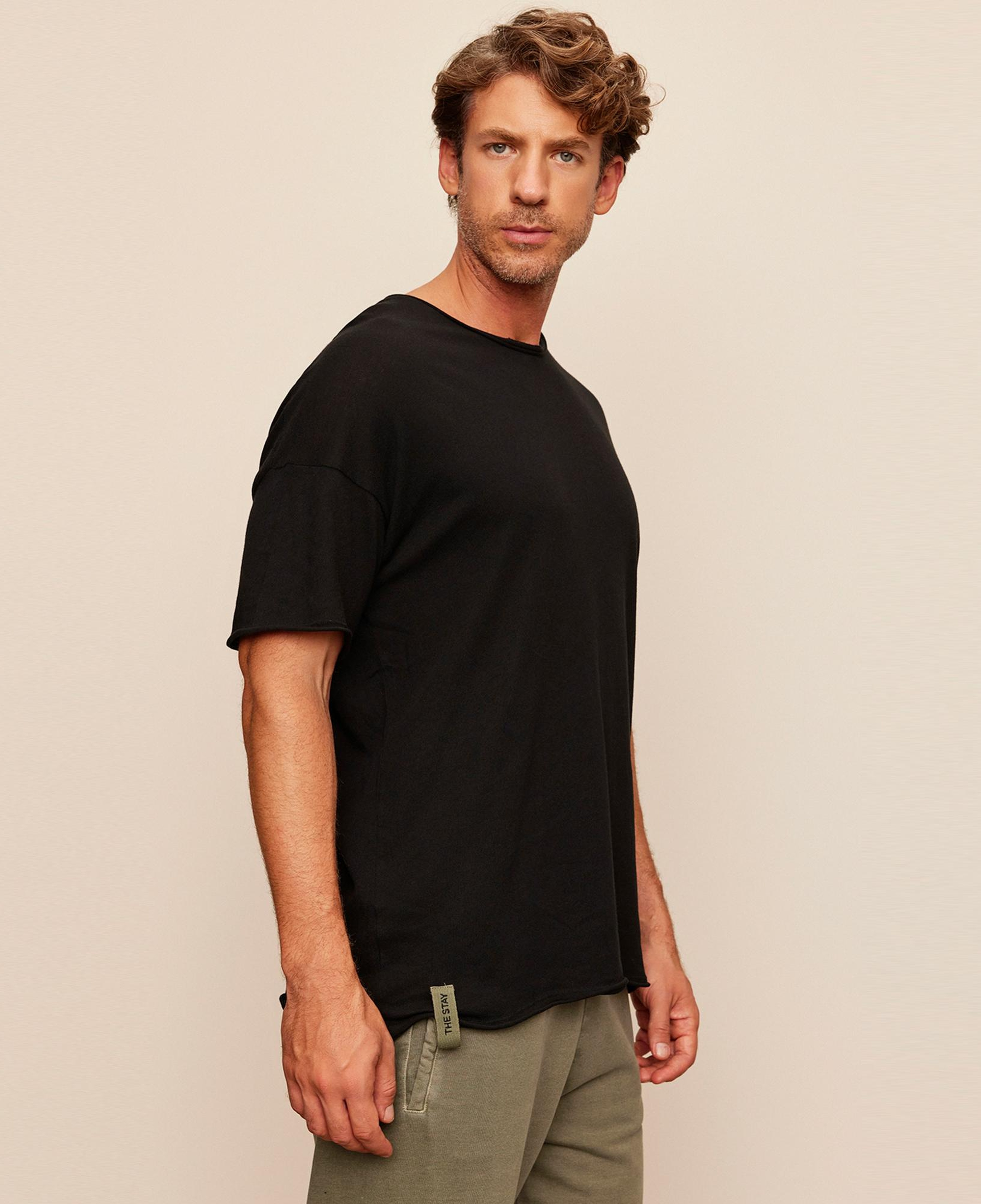 The Stay Line Lonzo Erkek Siyah T-Shirt