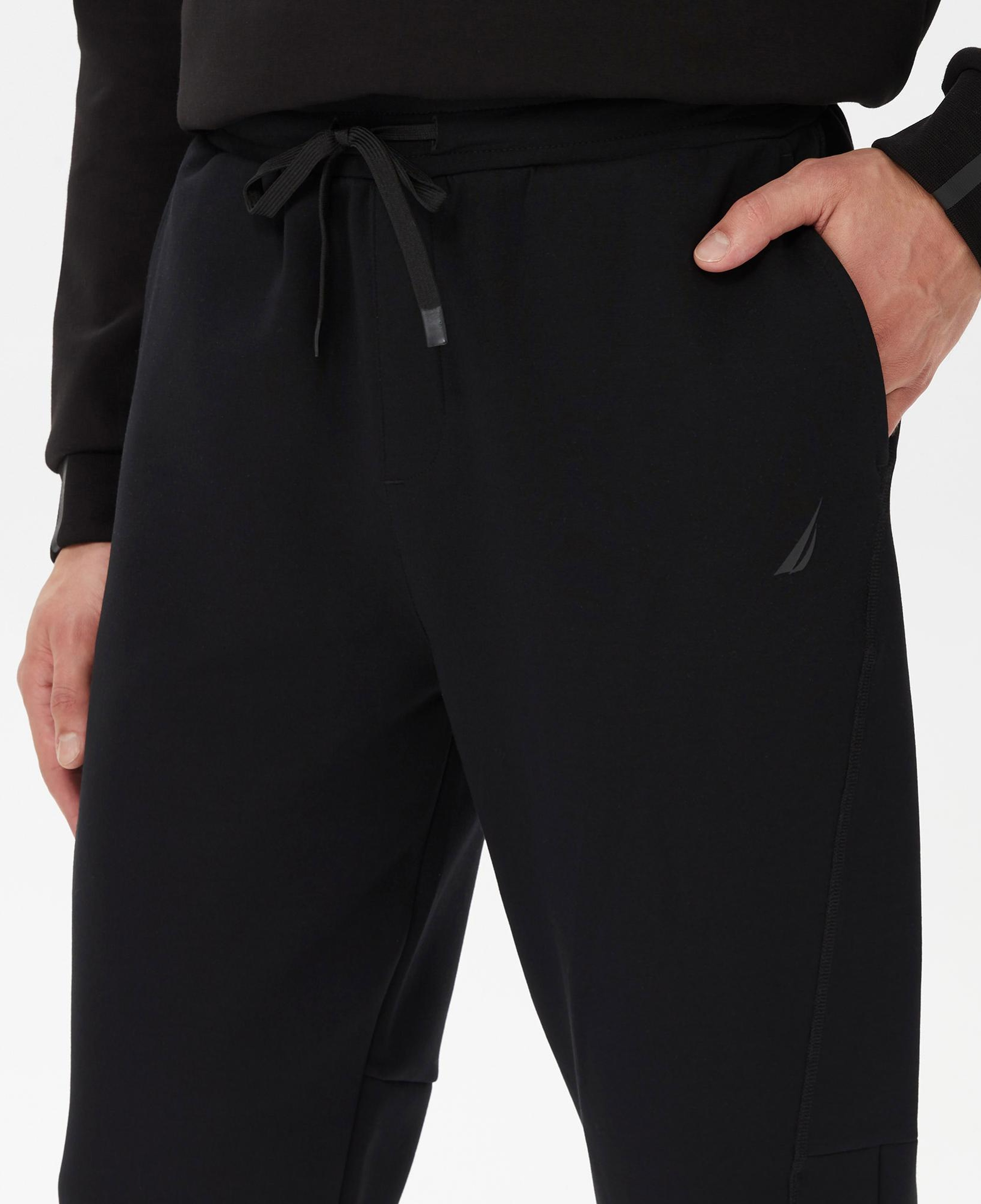 Nautica Erkek Siyah Standart Fit Eşofman Altı