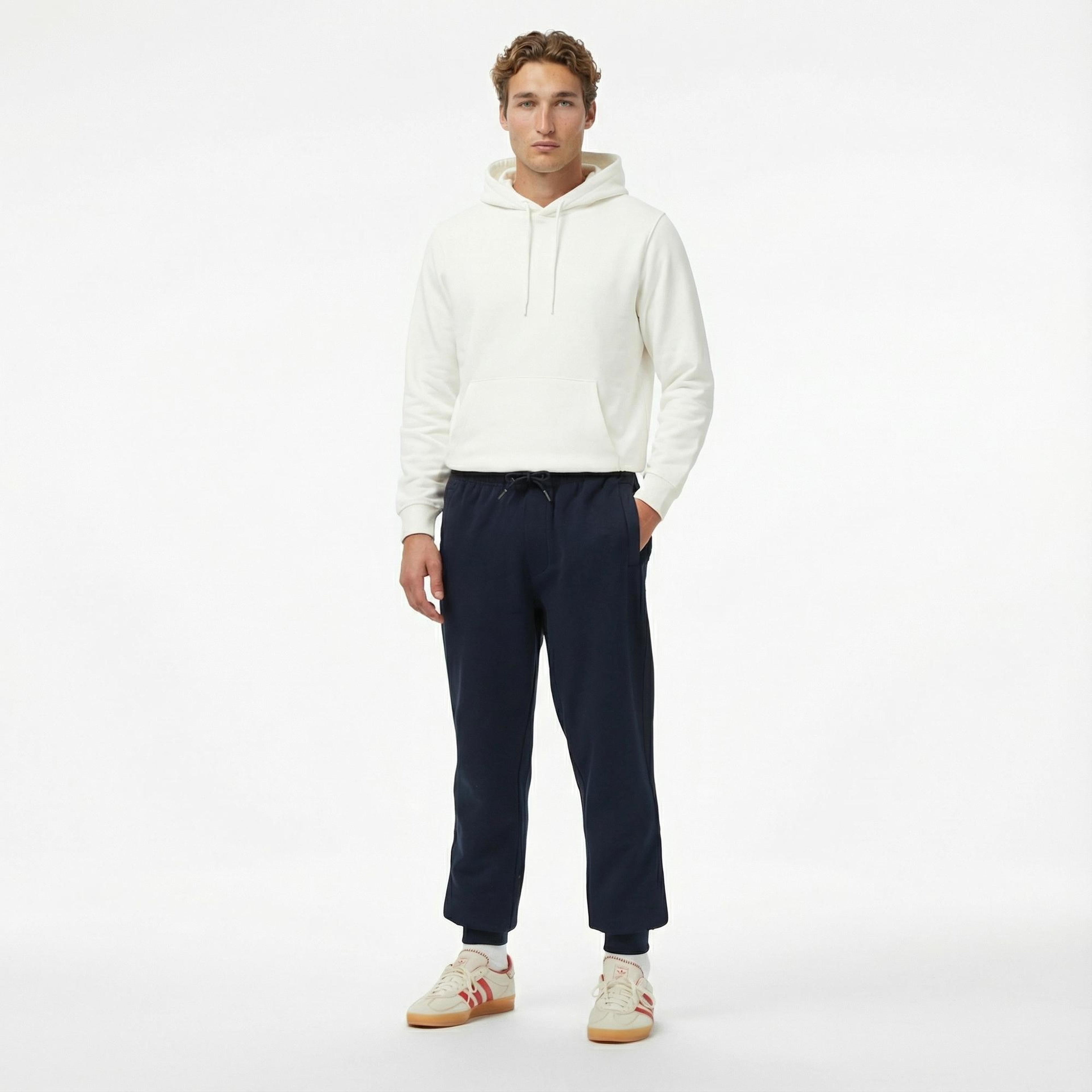 Tommy Hilfiger Mix Media İntechno Erkek Lacivert Eşofman Altı
