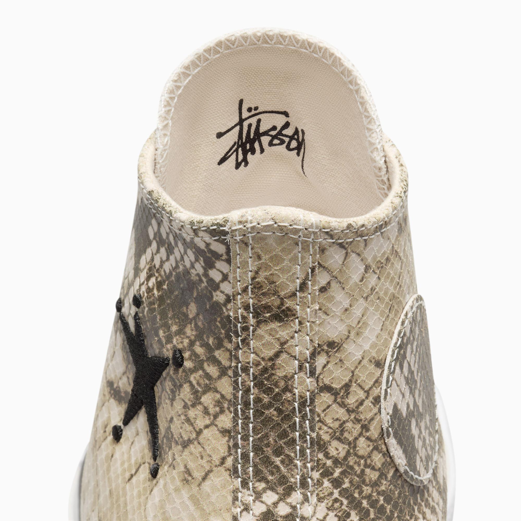 Converse x Stüssy Chuck 70 Unisex Bej Deri Sneaker