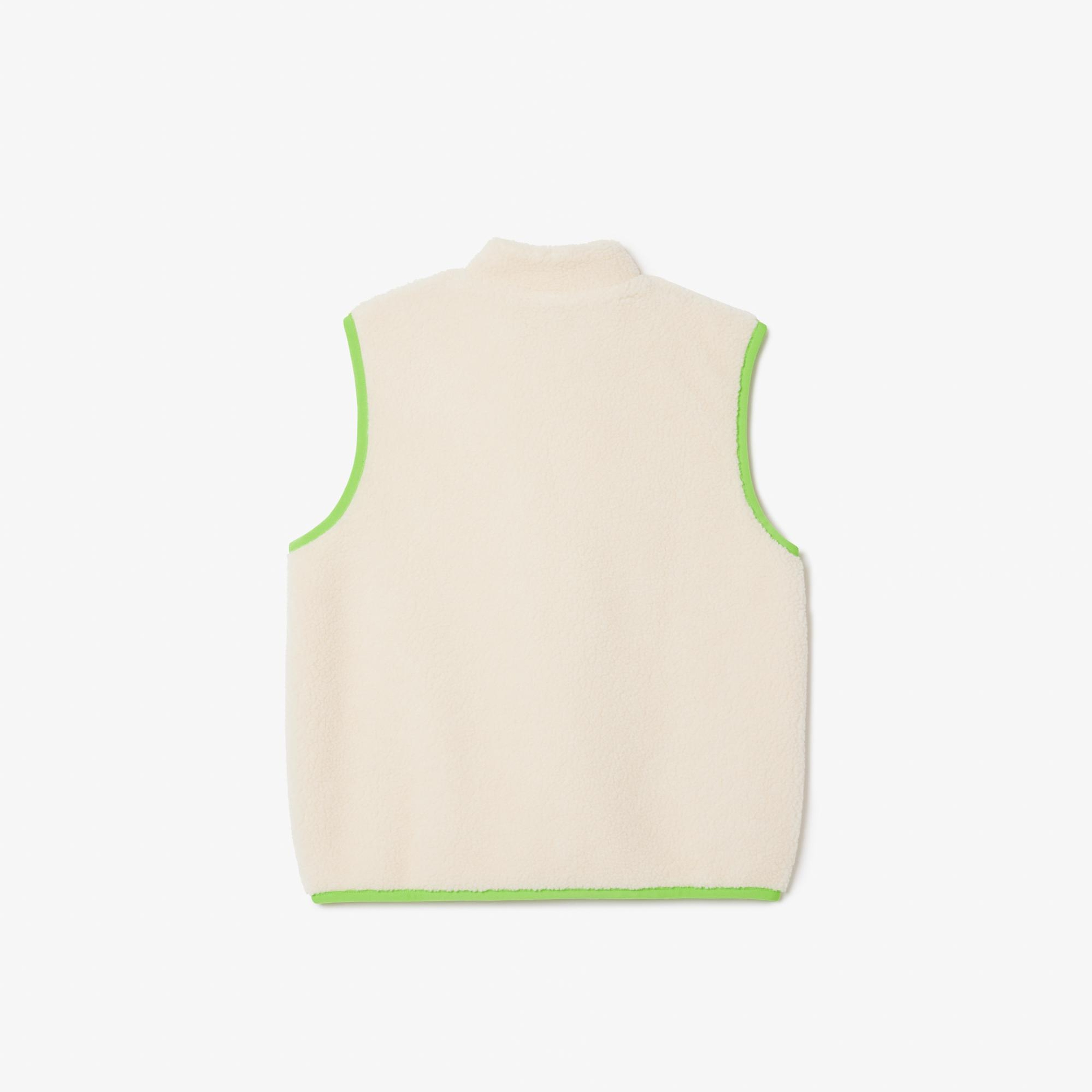 Lacoste Çocuk Dik Yaka Bej Yelek