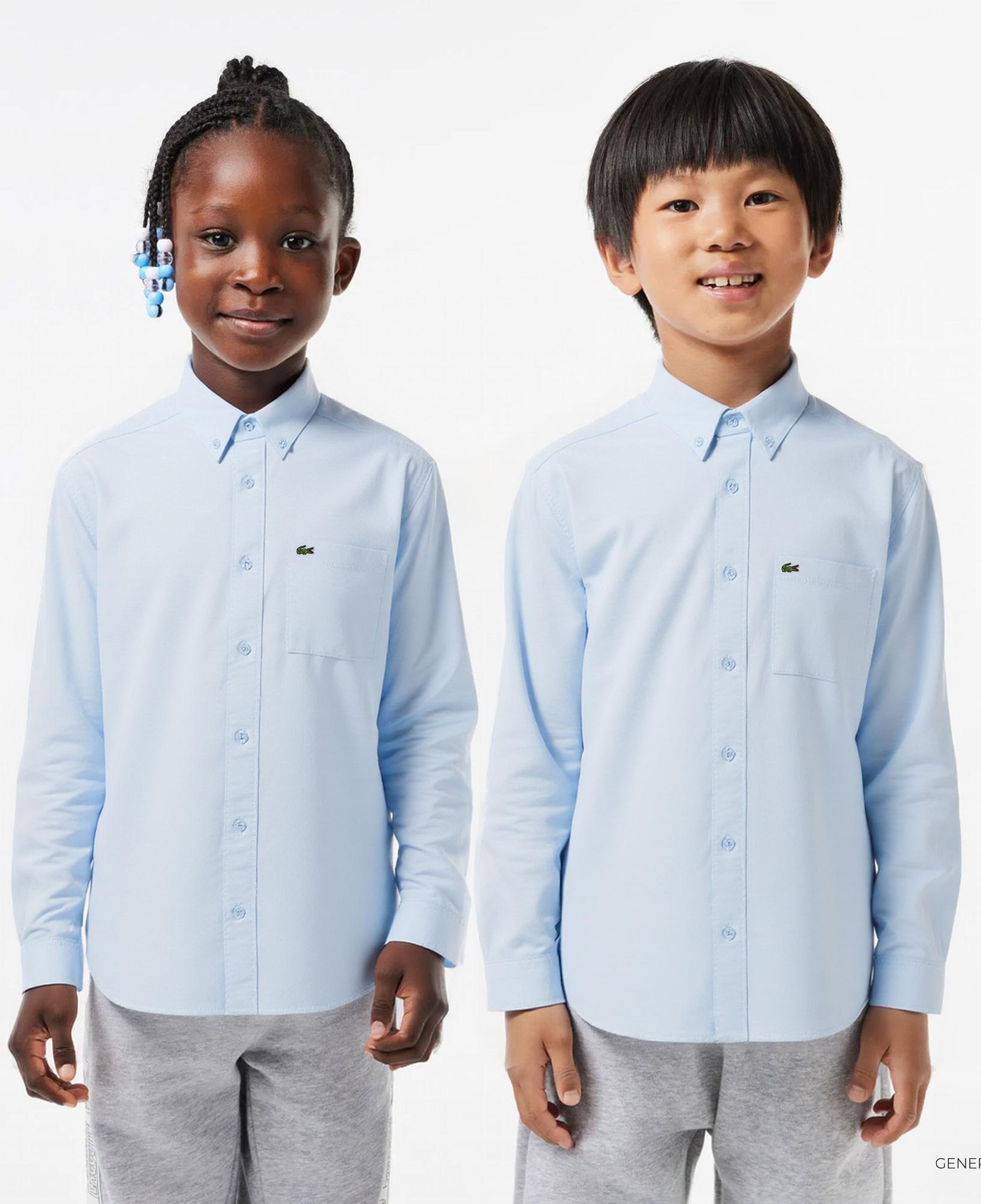 Lacoste Çocuk Uzun Kollu Açık Mavi Gömlek