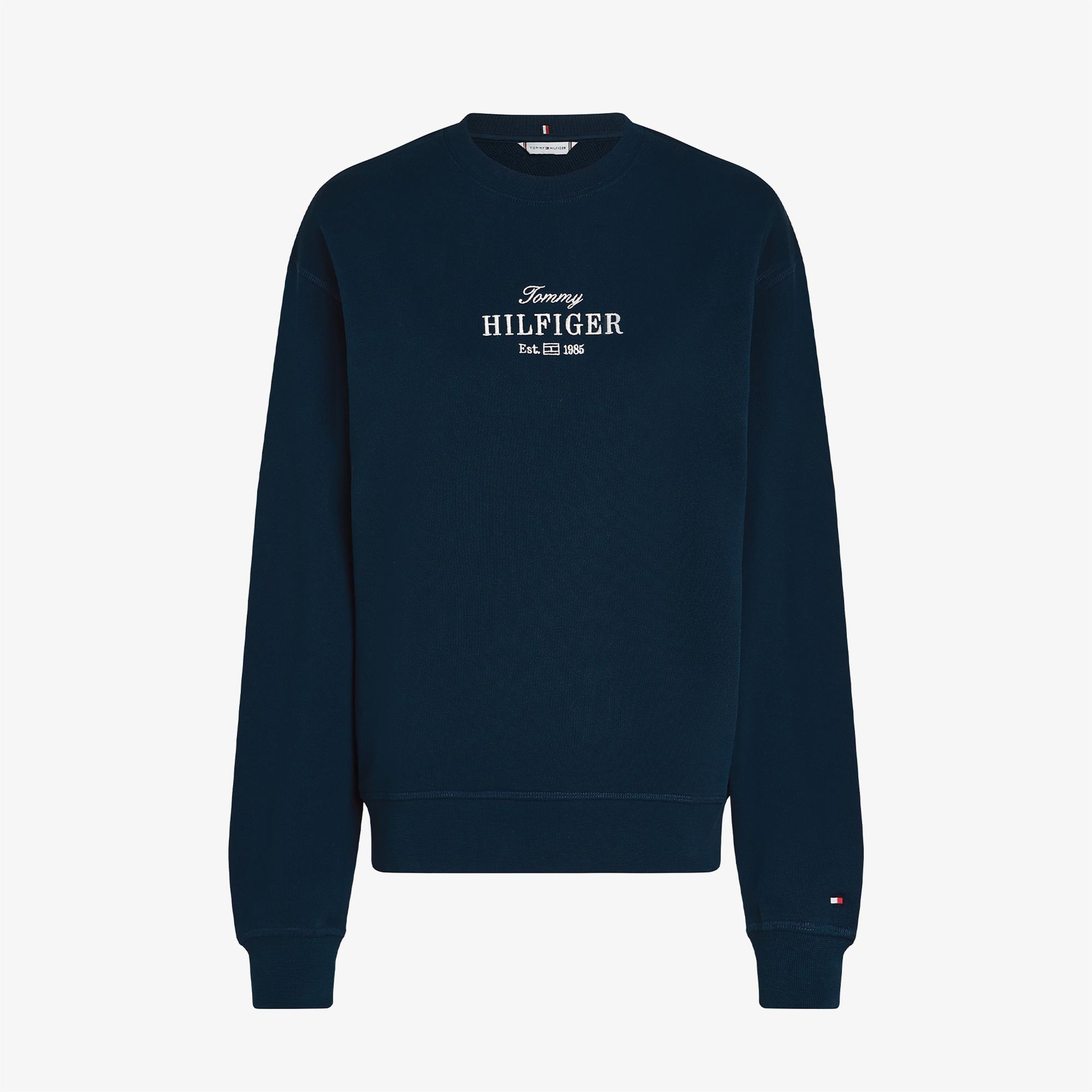 Tommy Hilfiger Reg Kadın Lacivert Sweatshirt