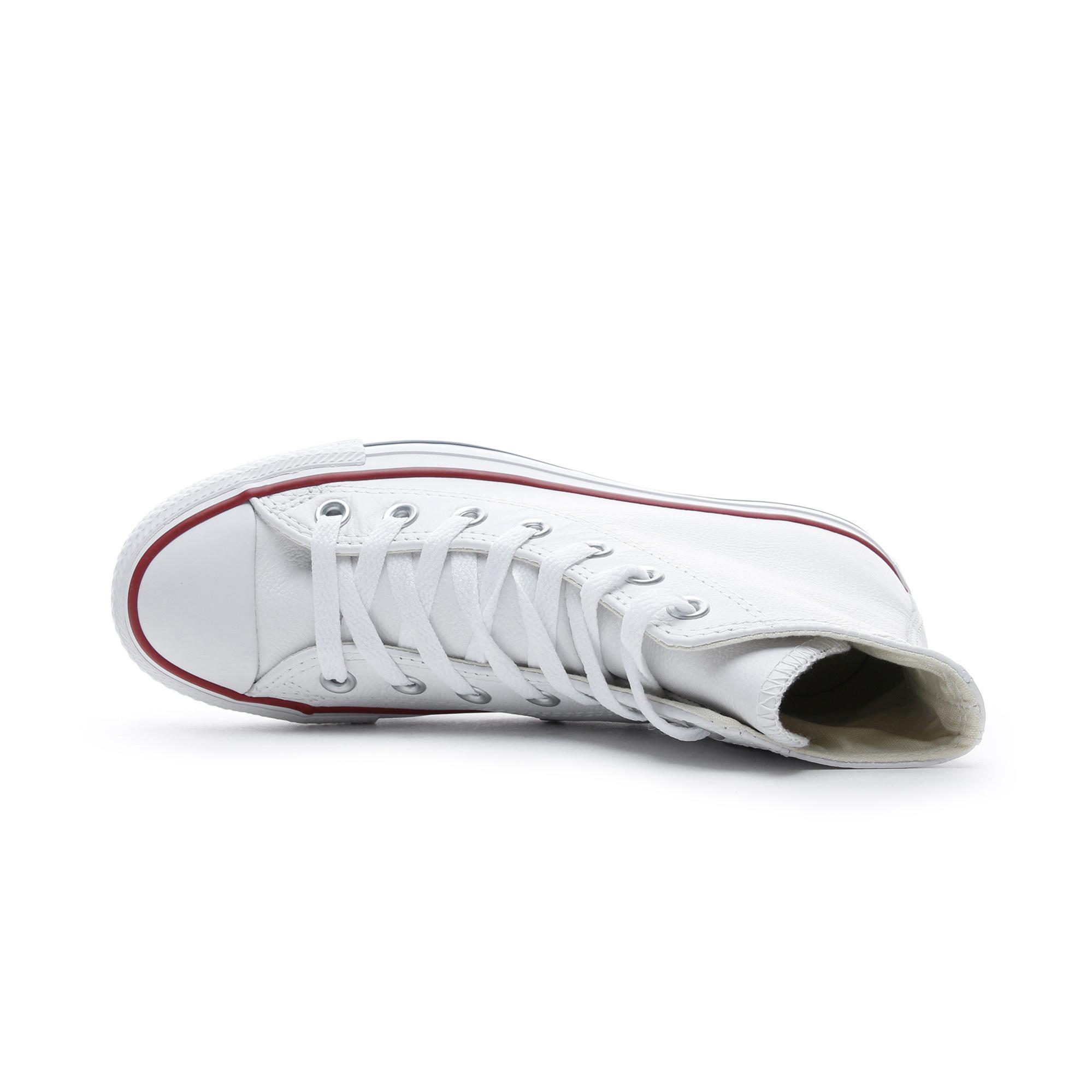 Converse Chuck Taylor All Star Unisex Beyaz Deri Sneaker