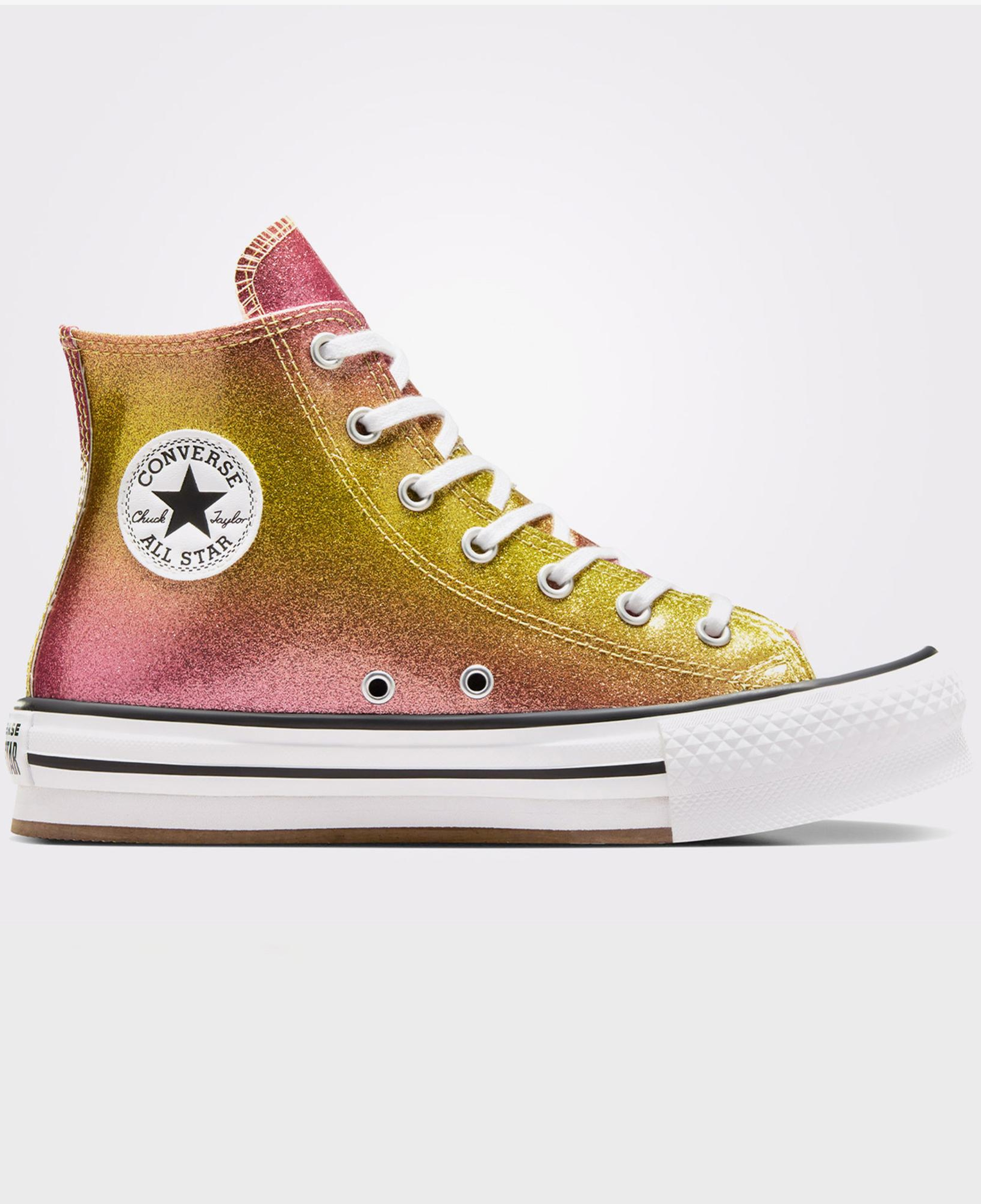 Converse Chuck Taylor All Star EVA Lift Platform Genç Sarı Sneaker