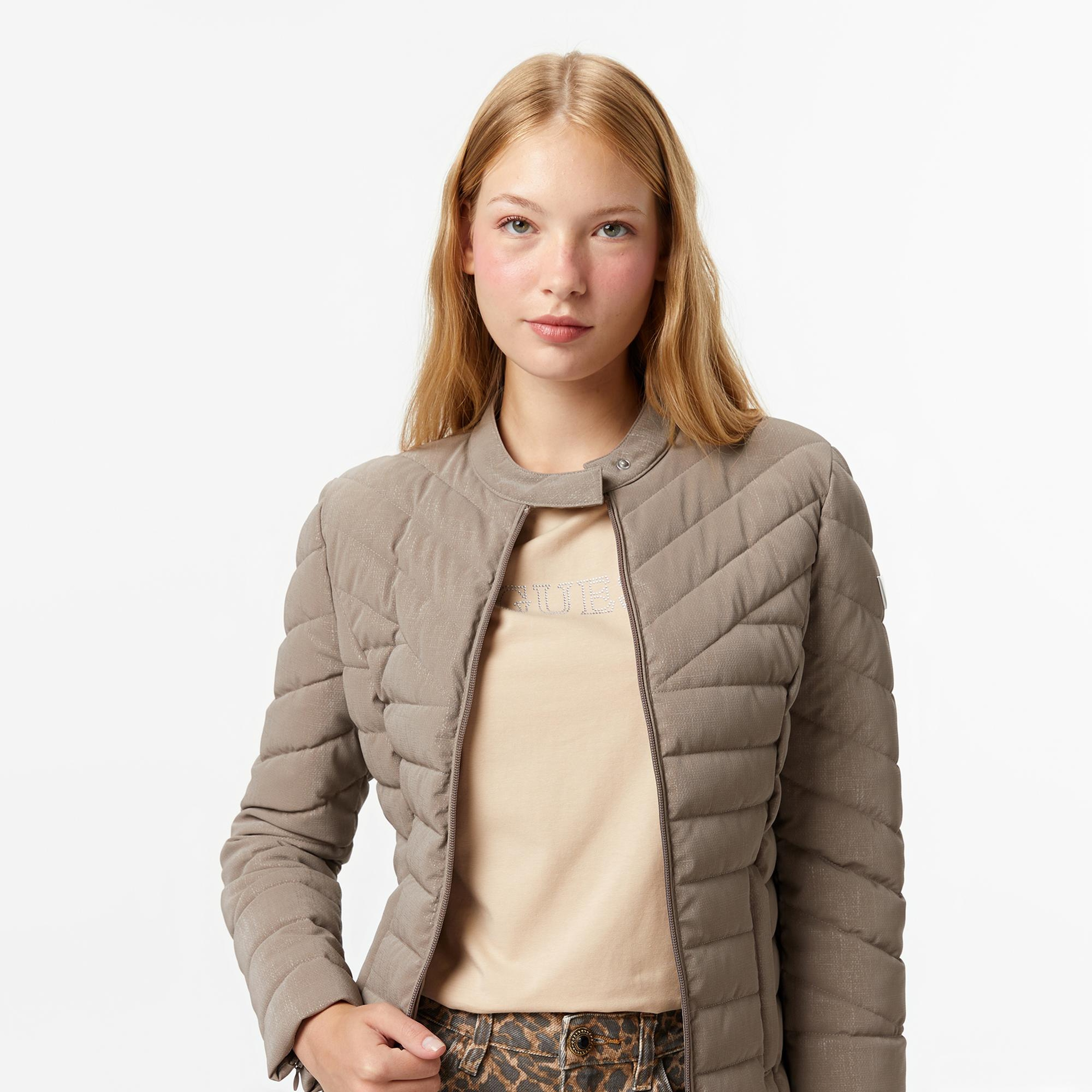 Guess New Vona Kadın Bej Mont