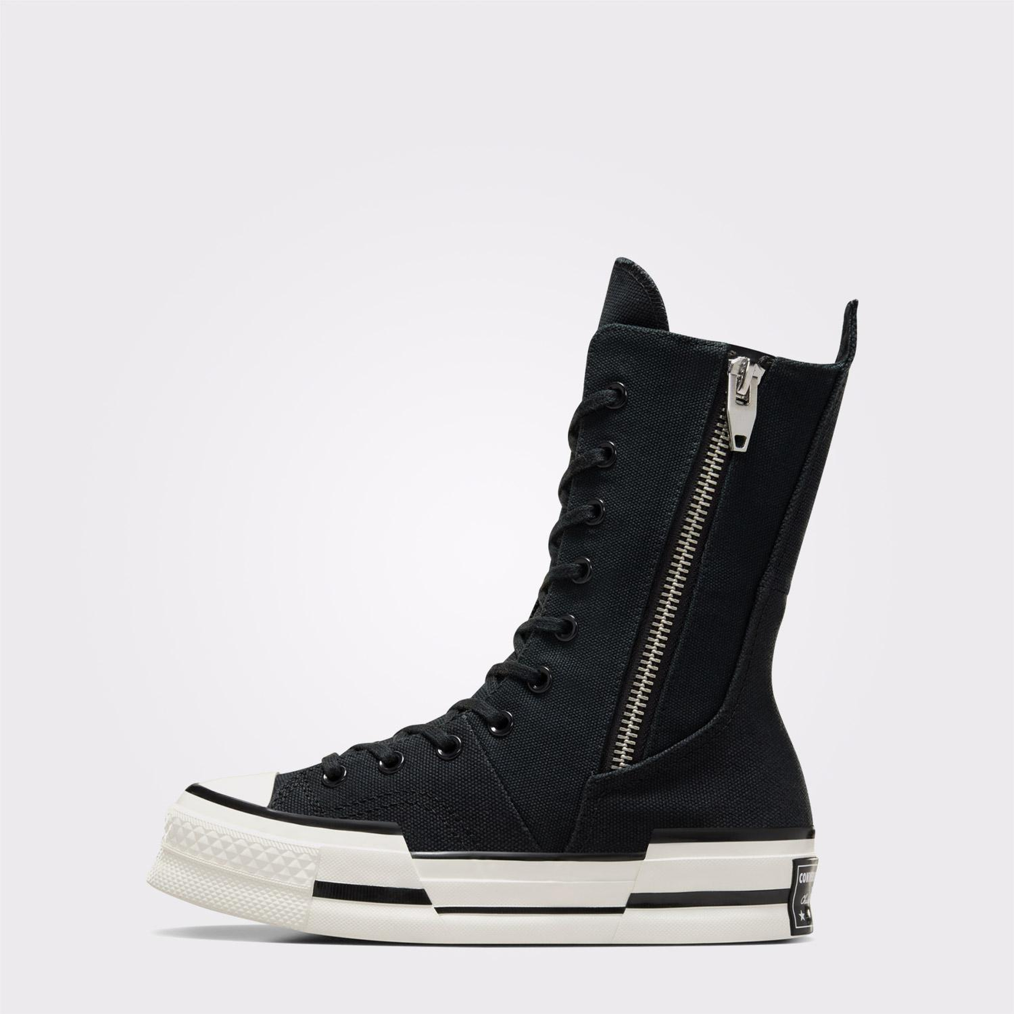 Converse Chuck 70 Plus XHi Unisex Siyah Platform Sneaker