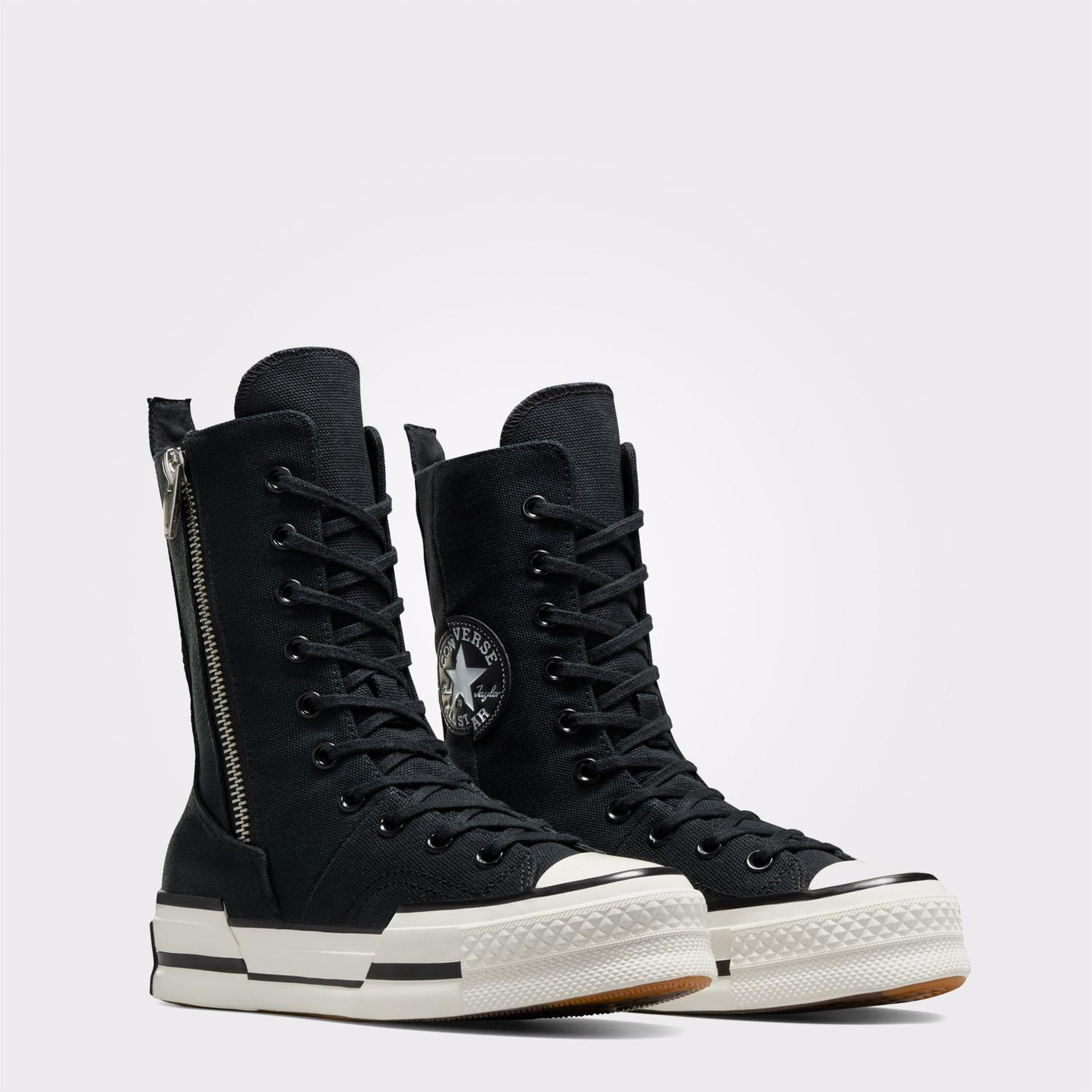 Converse Chuck 70 Plus XHi Unisex Siyah Platform Sneaker