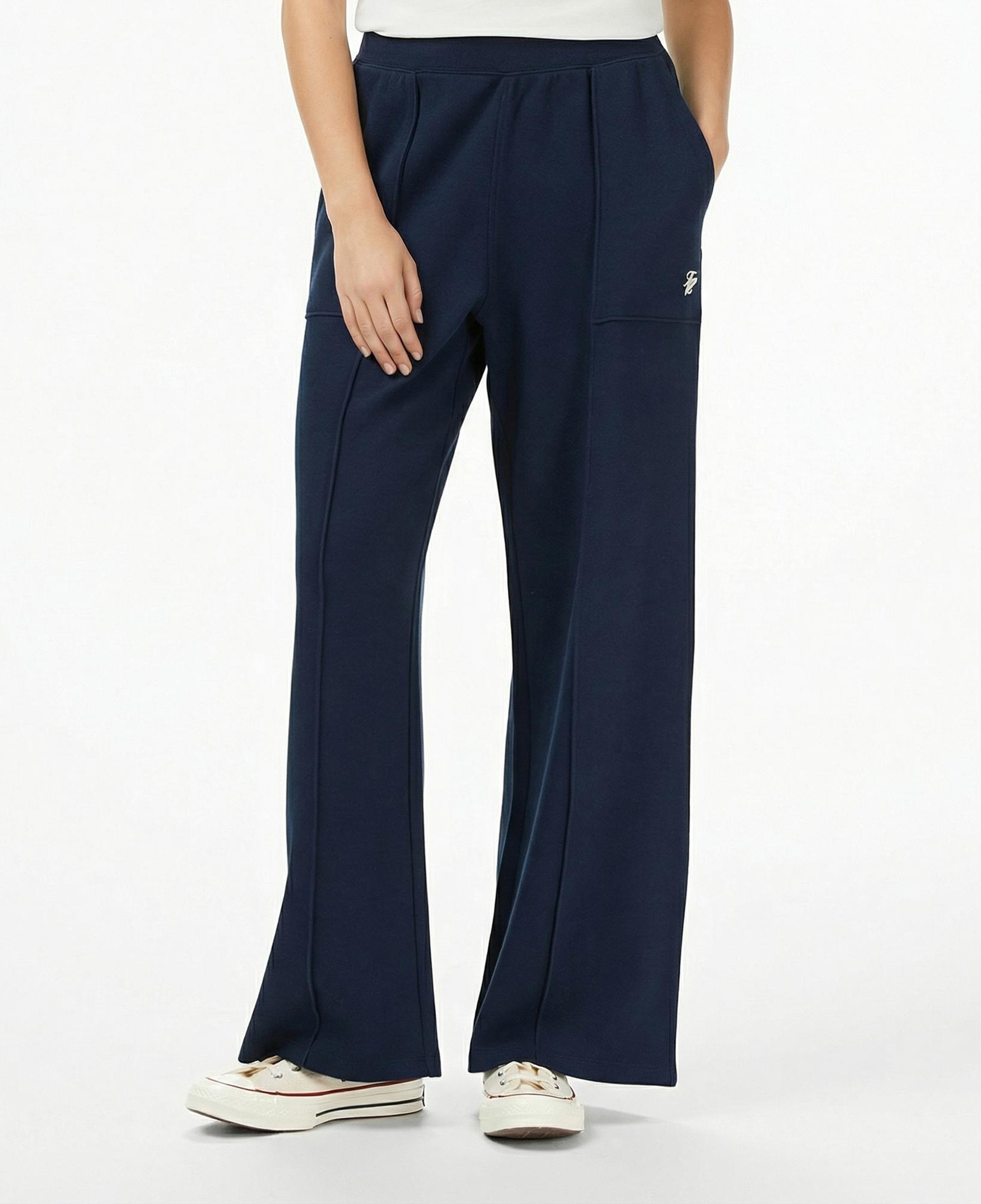 Tommy Hilfiger Script Straing Pique Kadın Lacivert Eşofman Altı