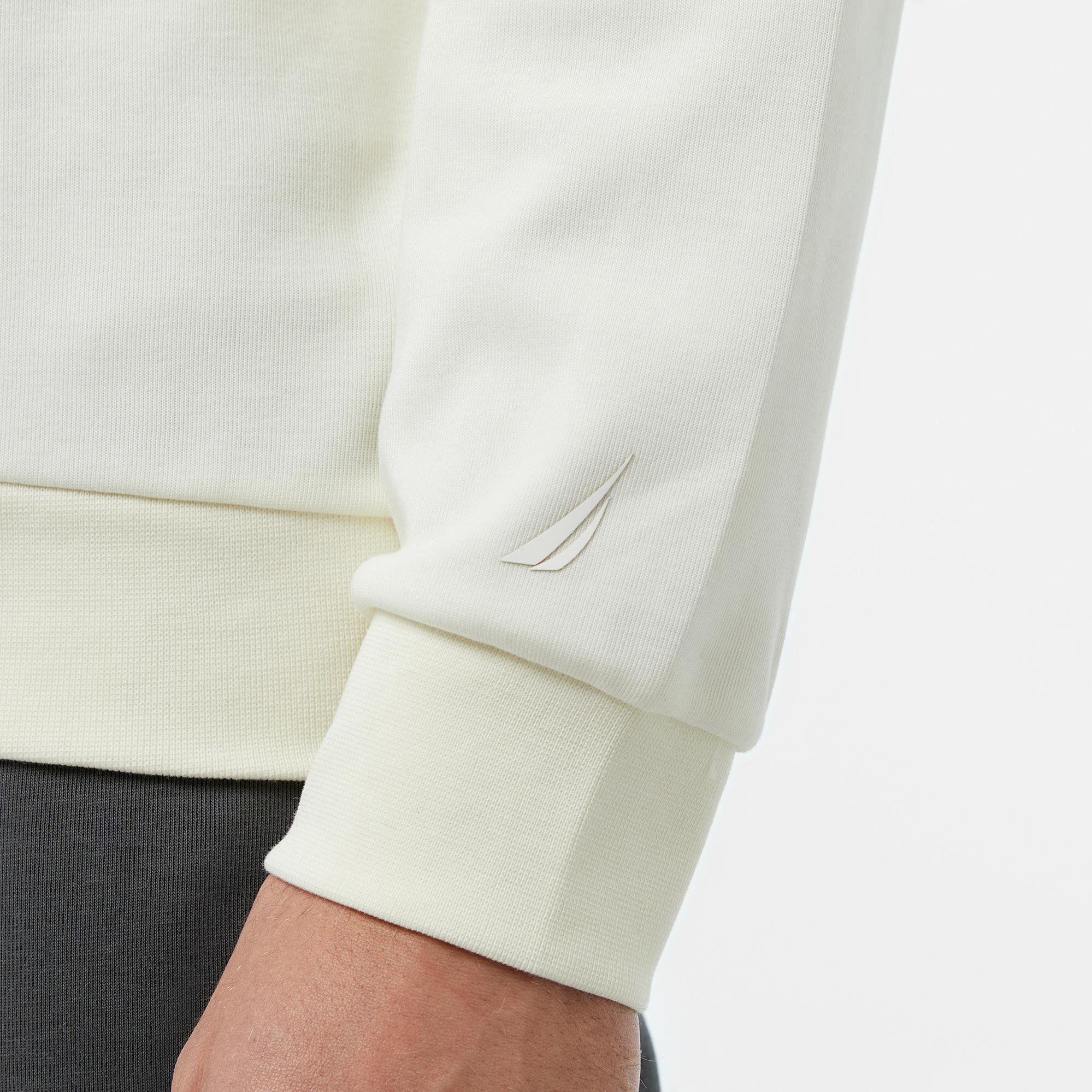 Nautica Erkek Beyaz Regular Fit Sweatshirt