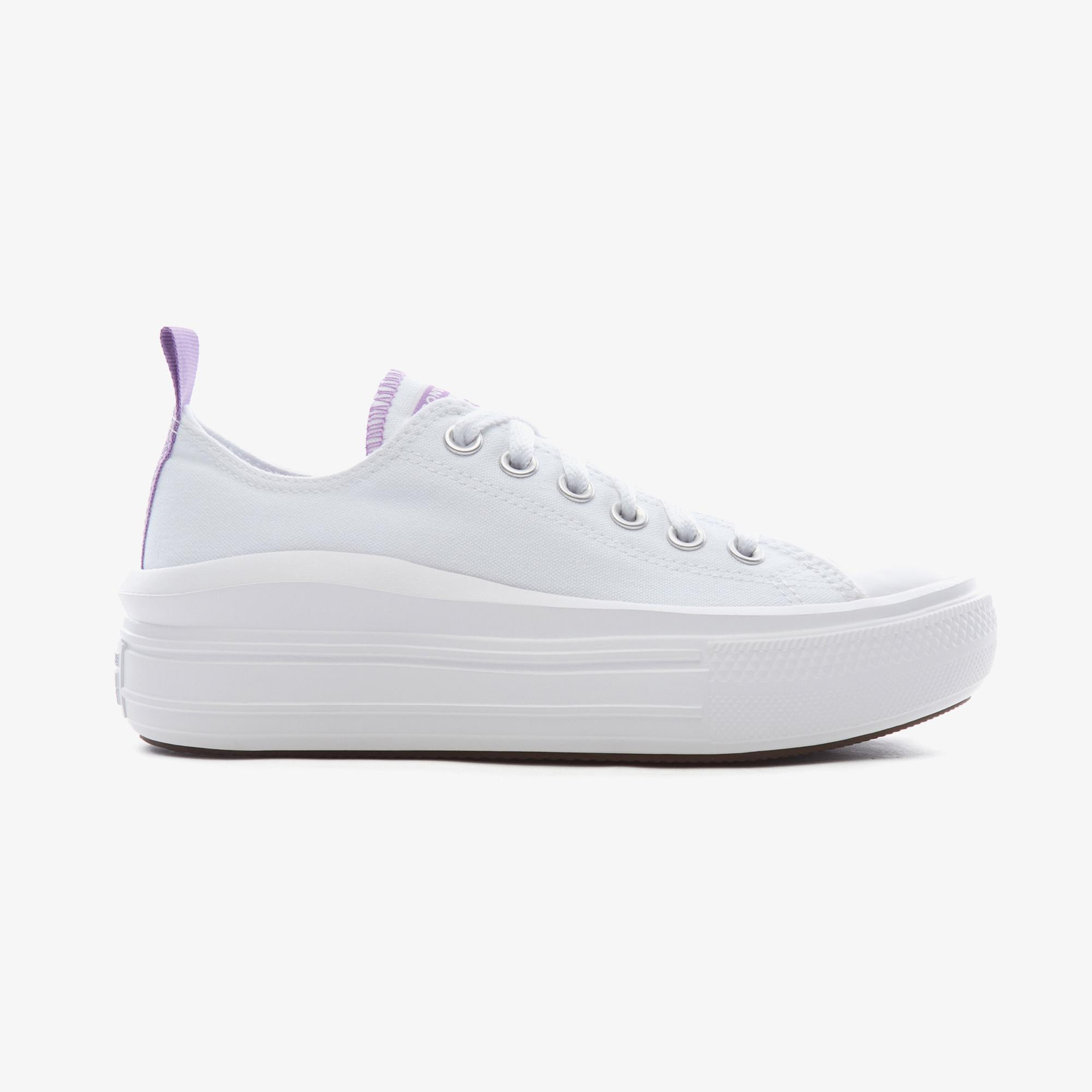 Converse Chuck Taylor All Star Move Color Pop Platform Low Kadın Beyaz Sneaker