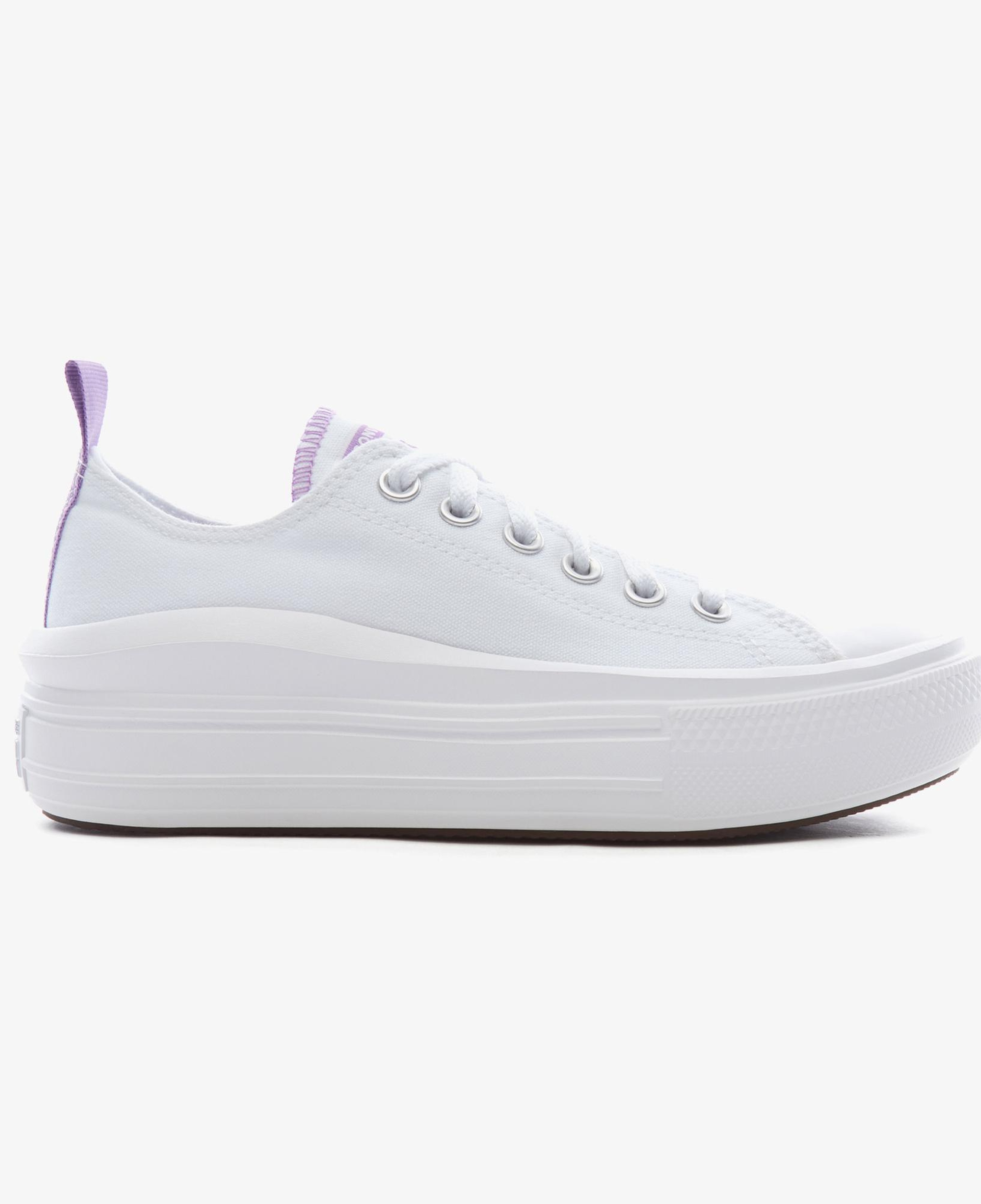 Converse Chuck Taylor All Star Move Color Pop Platform Low Kadın Beyaz Sneaker