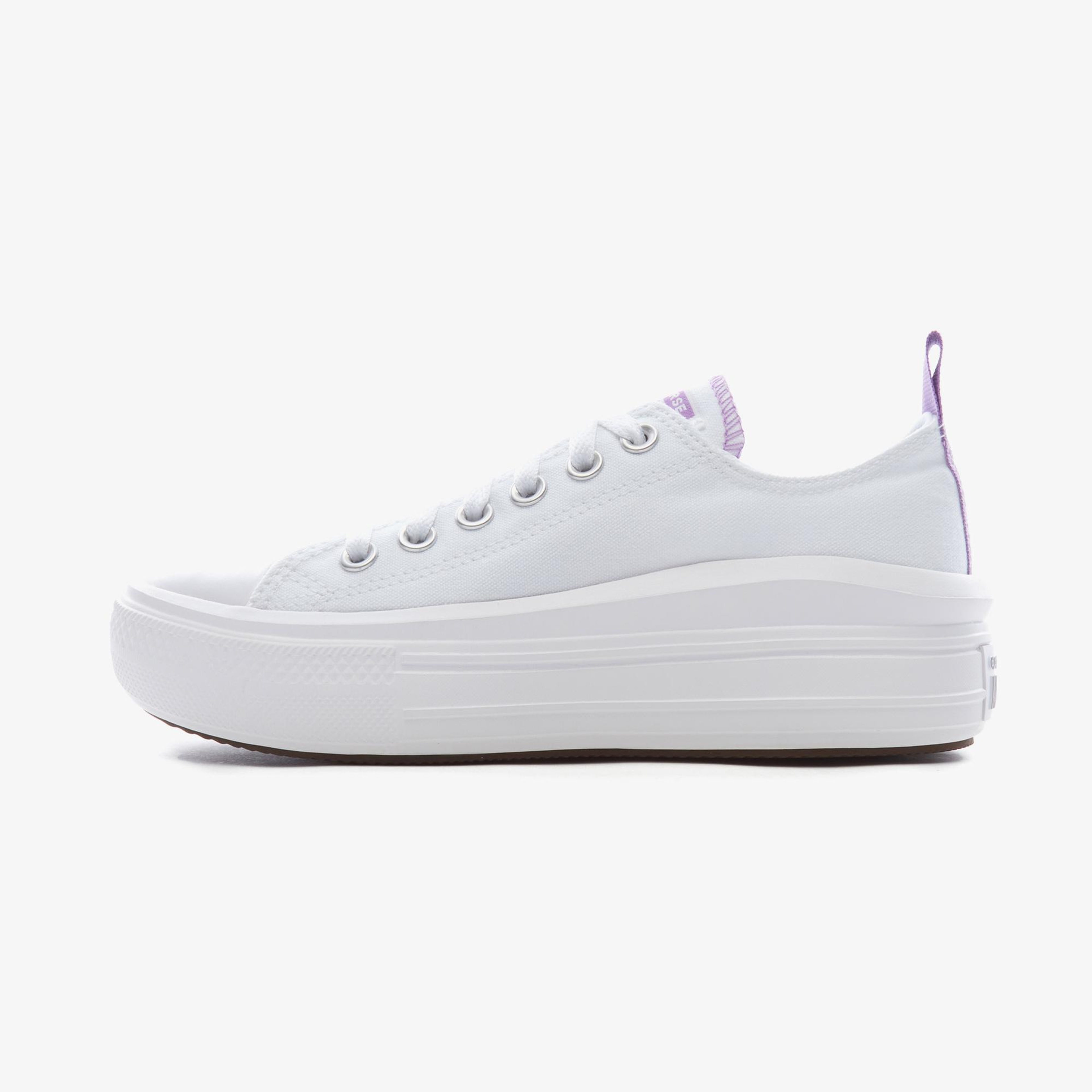 Converse Chuck Taylor All Star Move Color Pop Platform Low Kadın Beyaz Sneaker