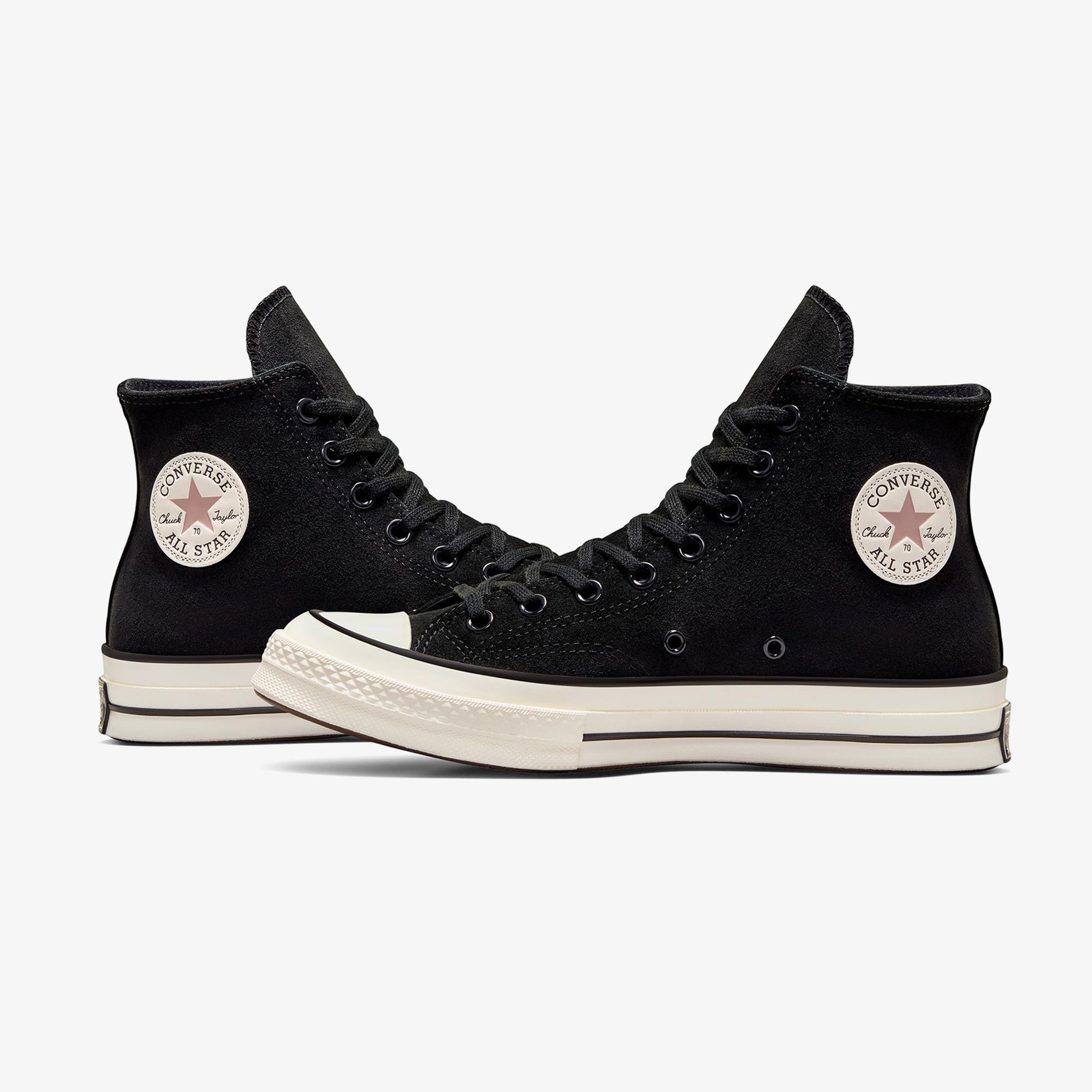 Converse Chuck 70 Unisex Siyah Süet Sneaker