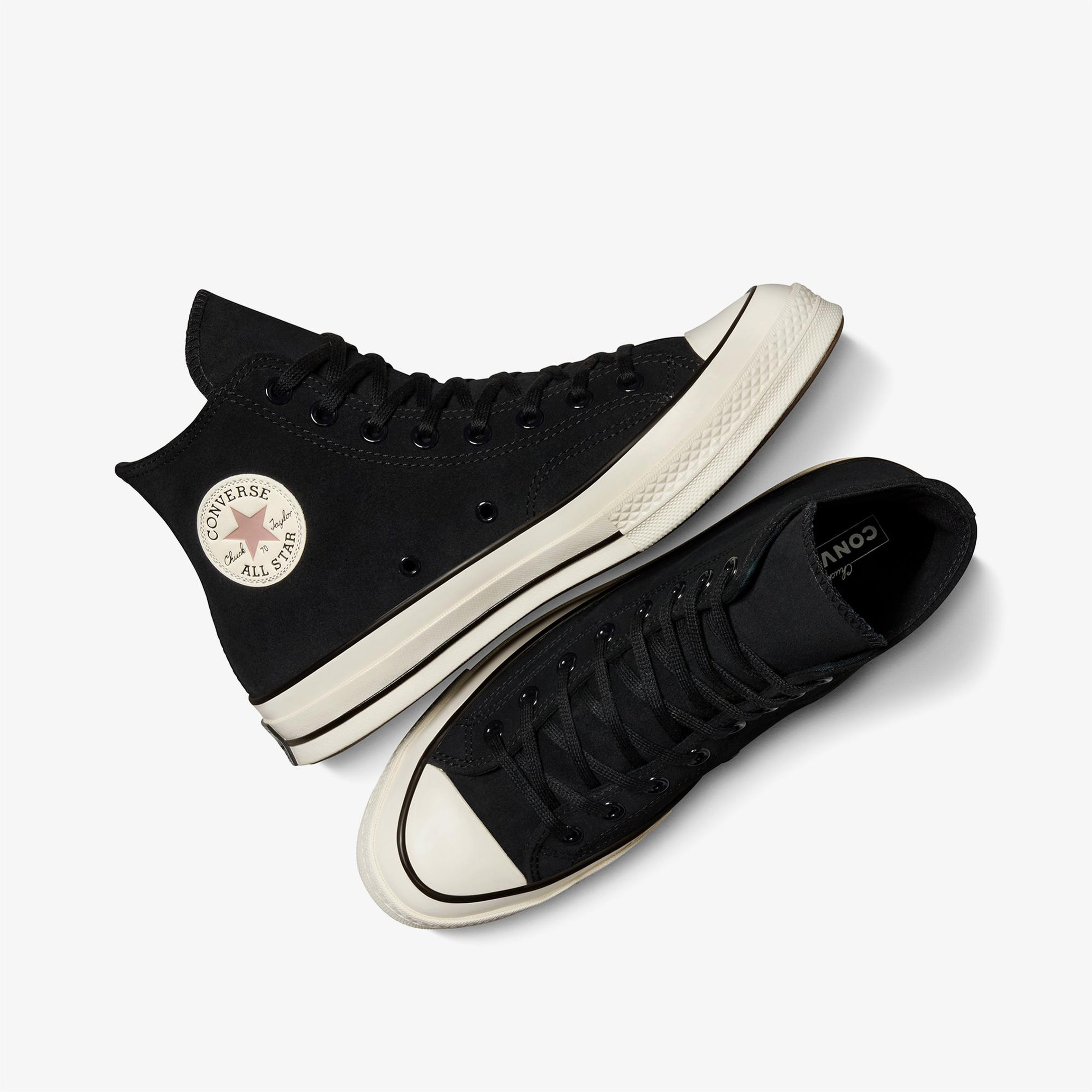 Converse Chuck 70 Unisex Siyah Süet Sneaker