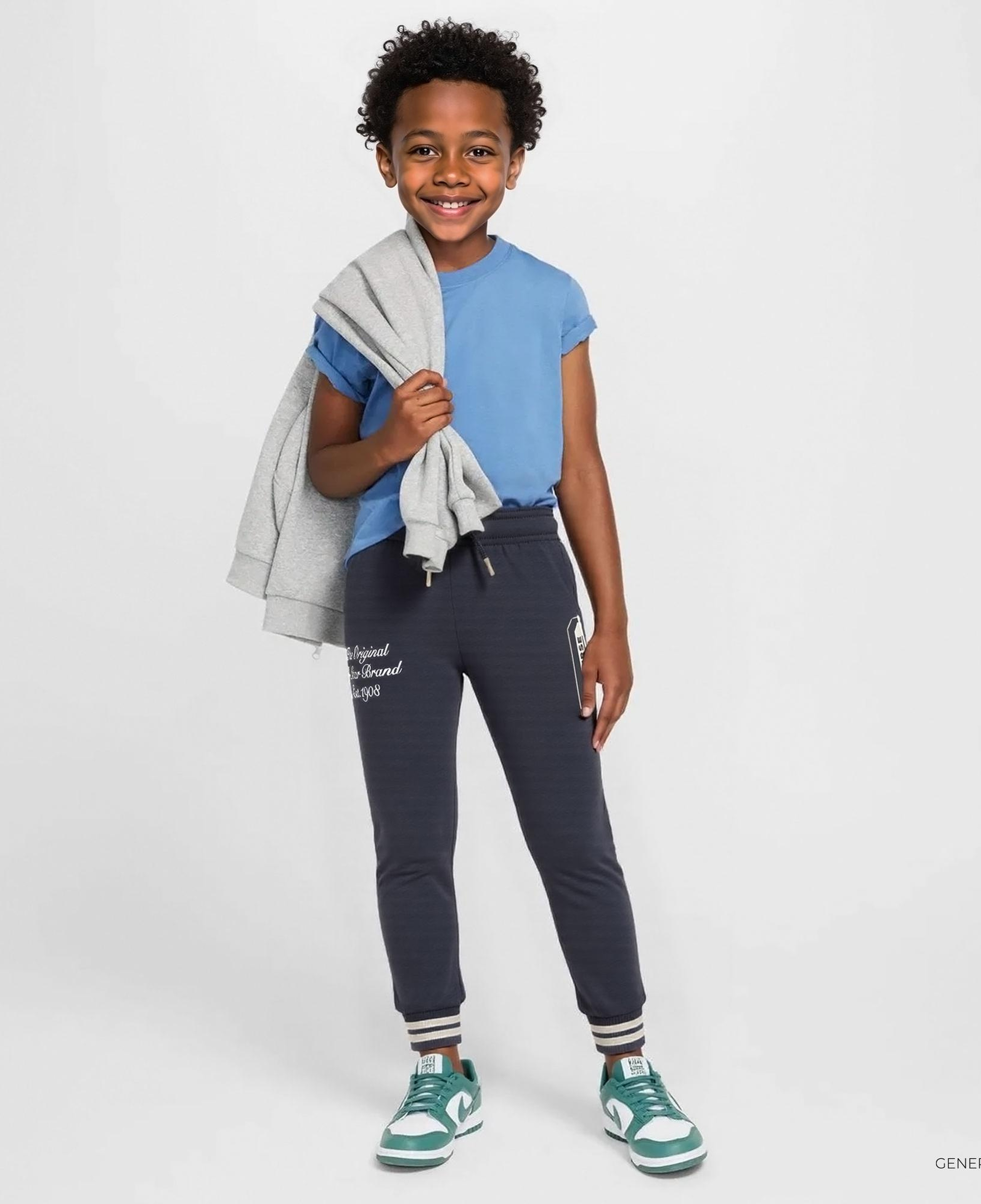 Converse Retro Varsity Çocuk Antrasit Eşofman Altı