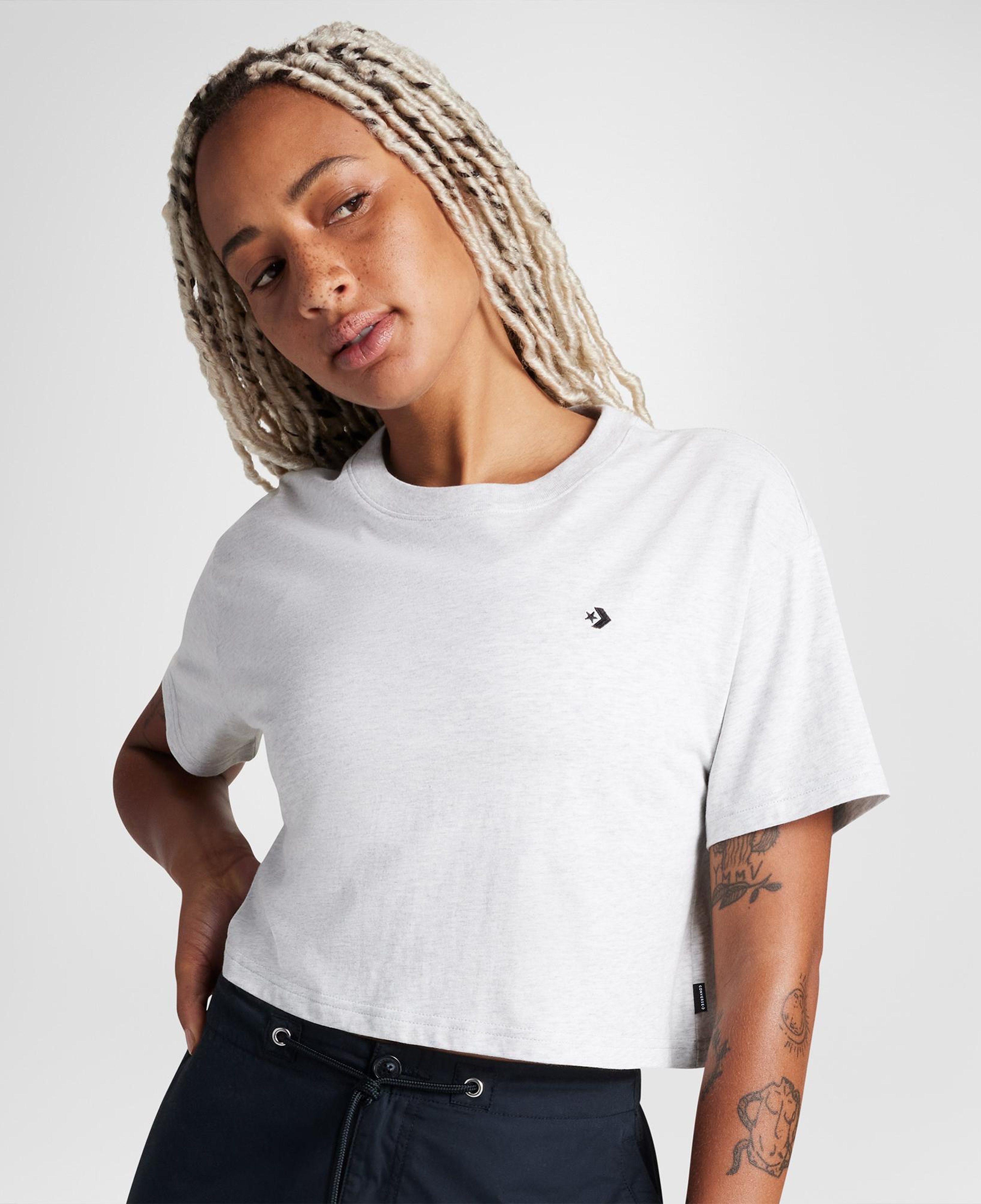 Converse Kadın Gri T-Shirt