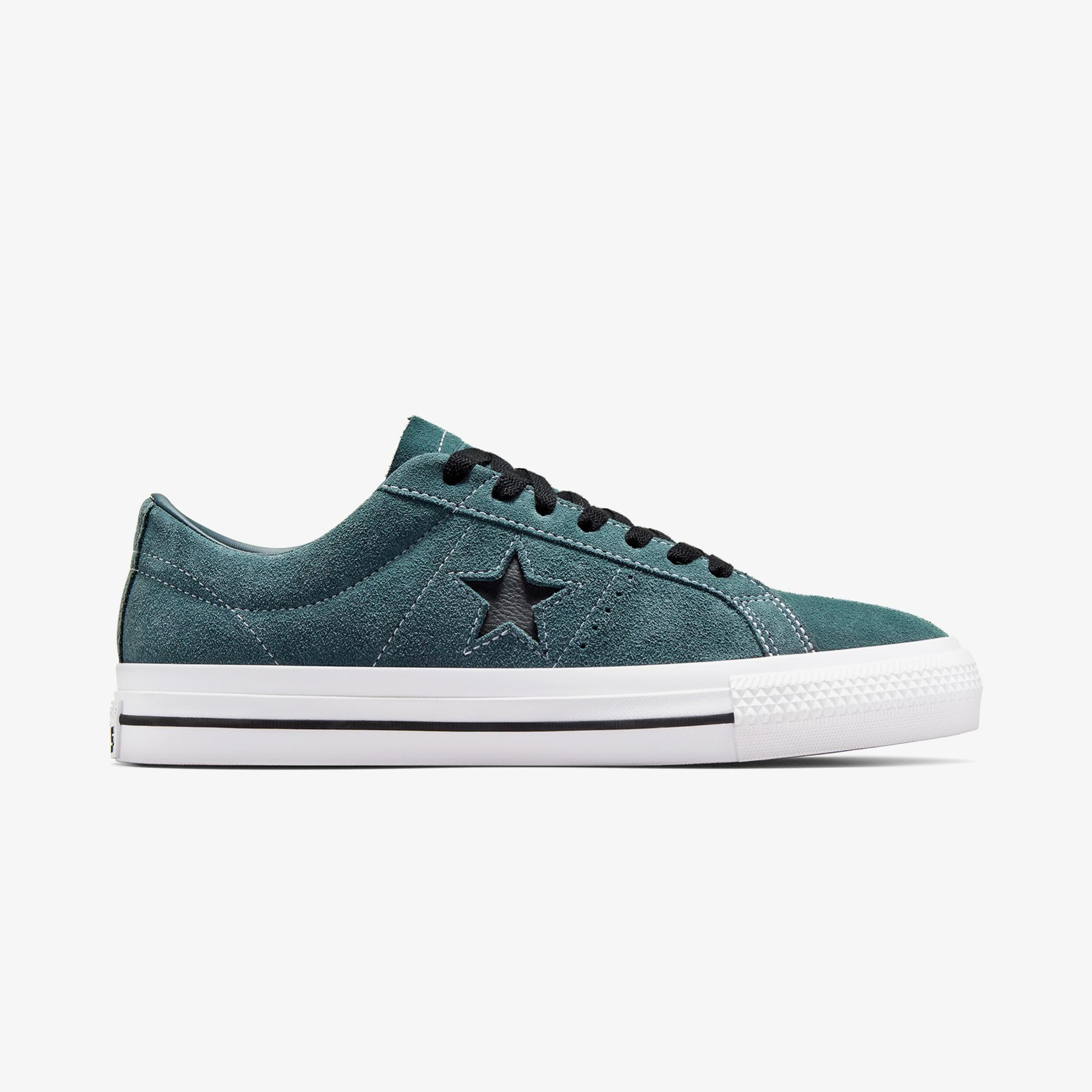 Converse One Star Pro Unisex Yeşil Süet Sneaker