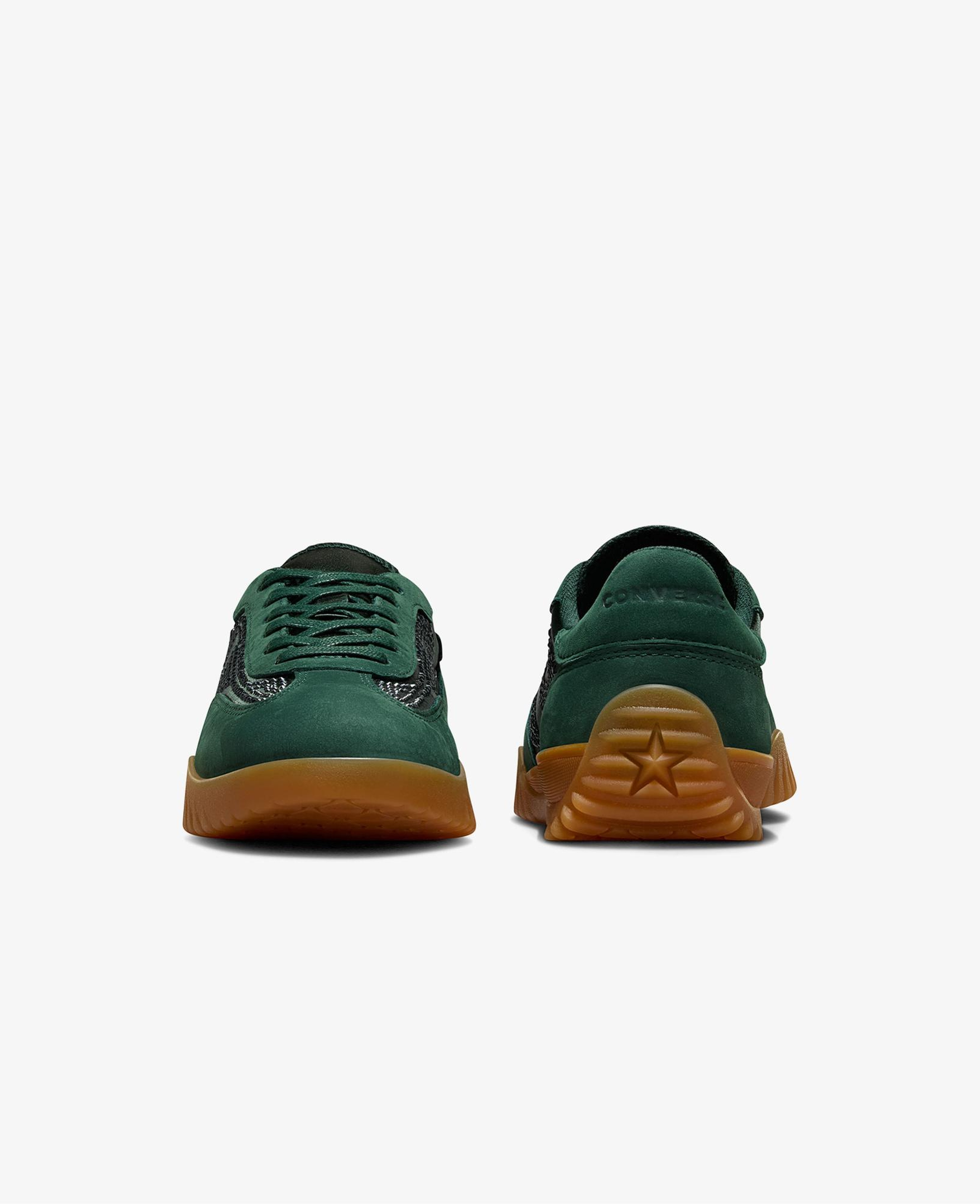 Converse x Swarovski Run Star Trainer Unisex Yeşil Deri Sneaker