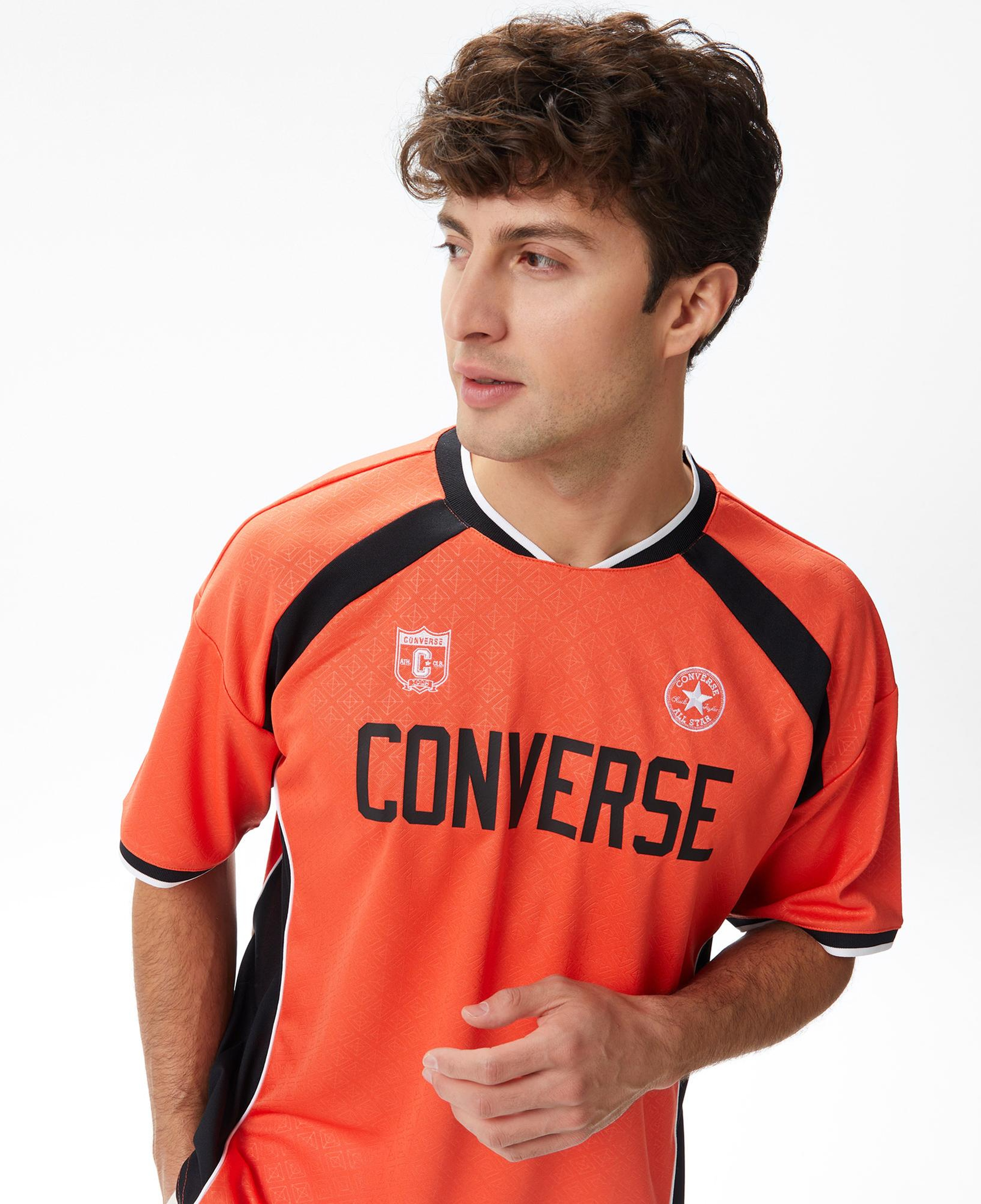 Converse Erkek Baskılı Turuncu Forma