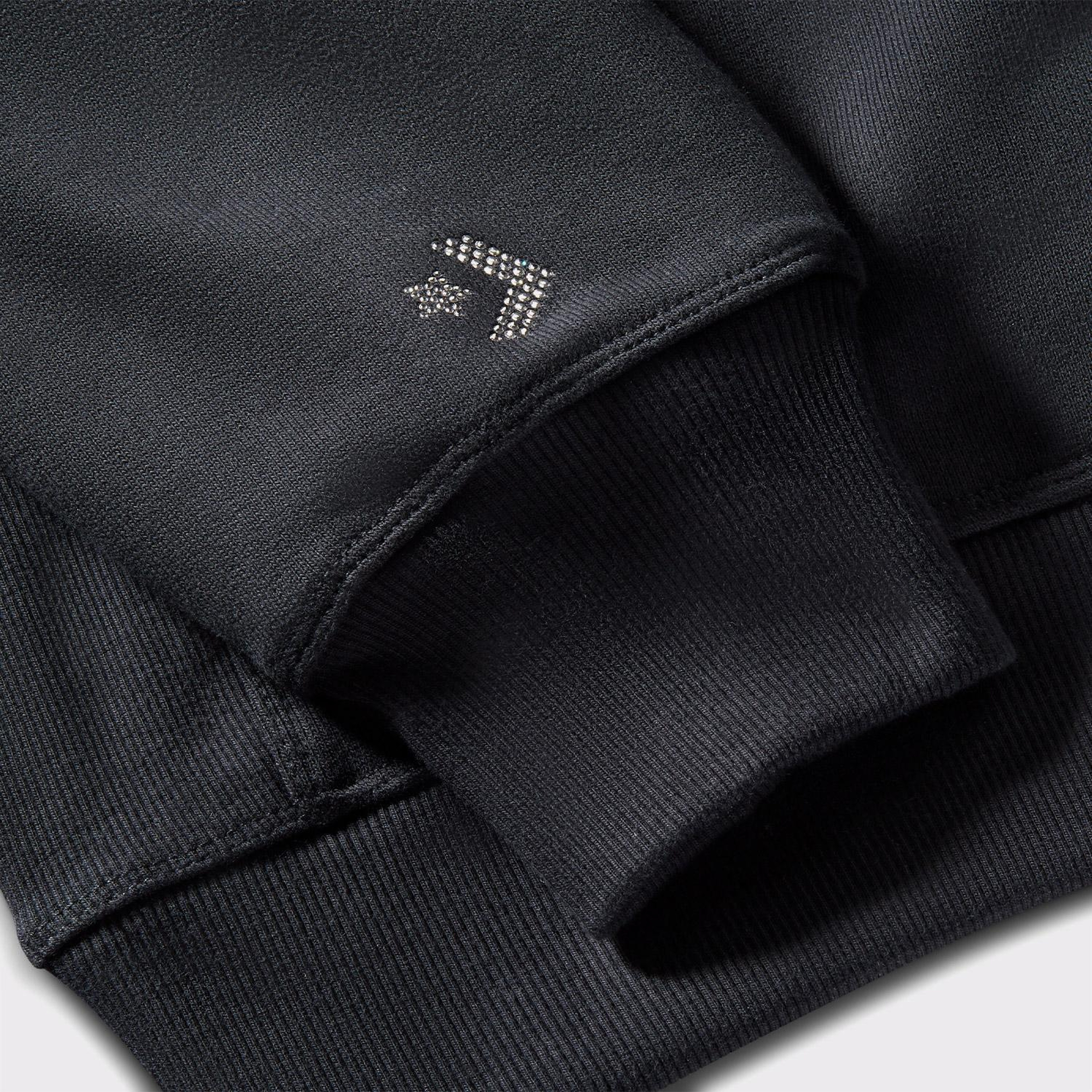 Converse Swarovksi Kristal Kadın Siyah Hoodie