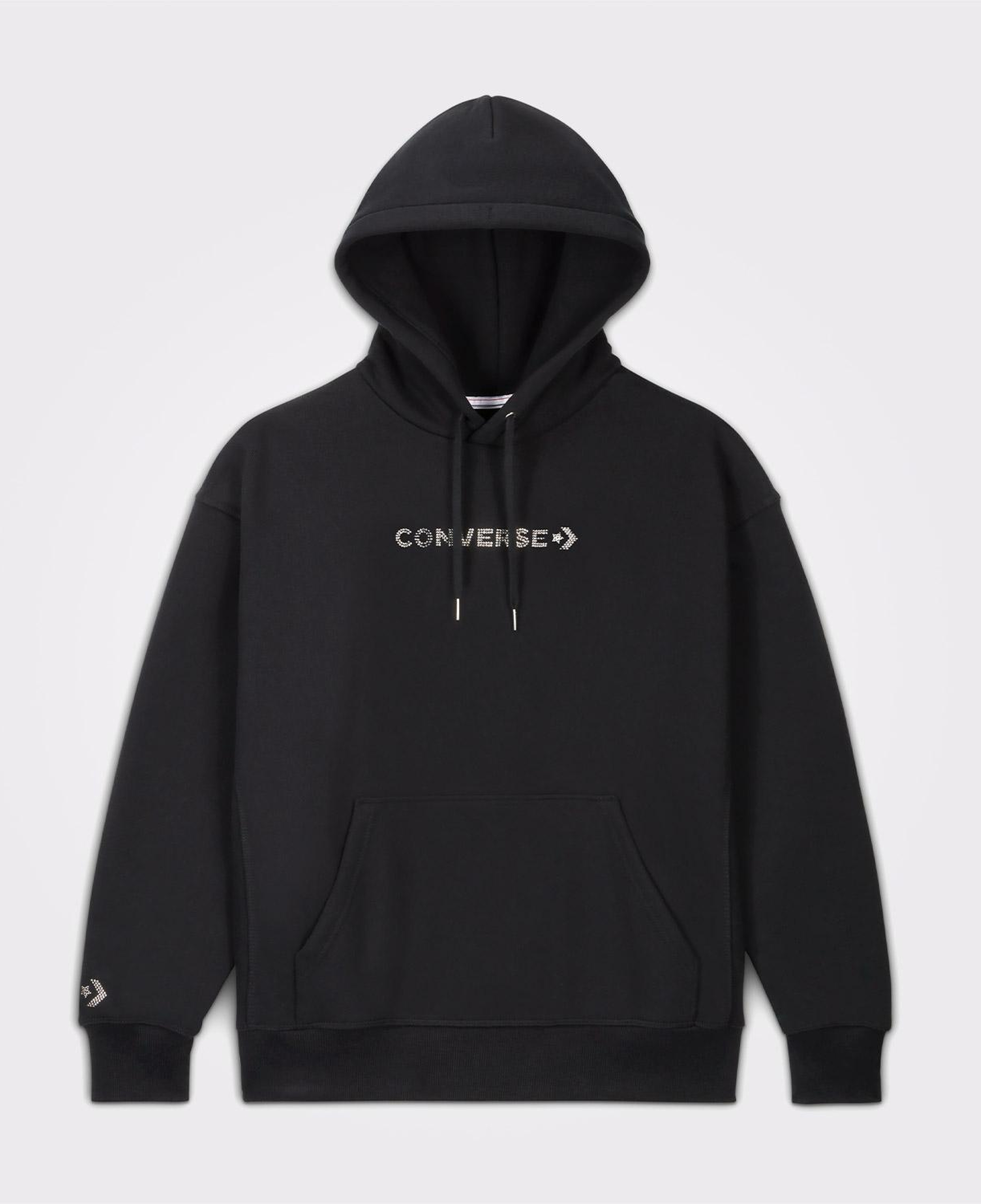 Converse Swarovksi Kristal Kadın Siyah Hoodie