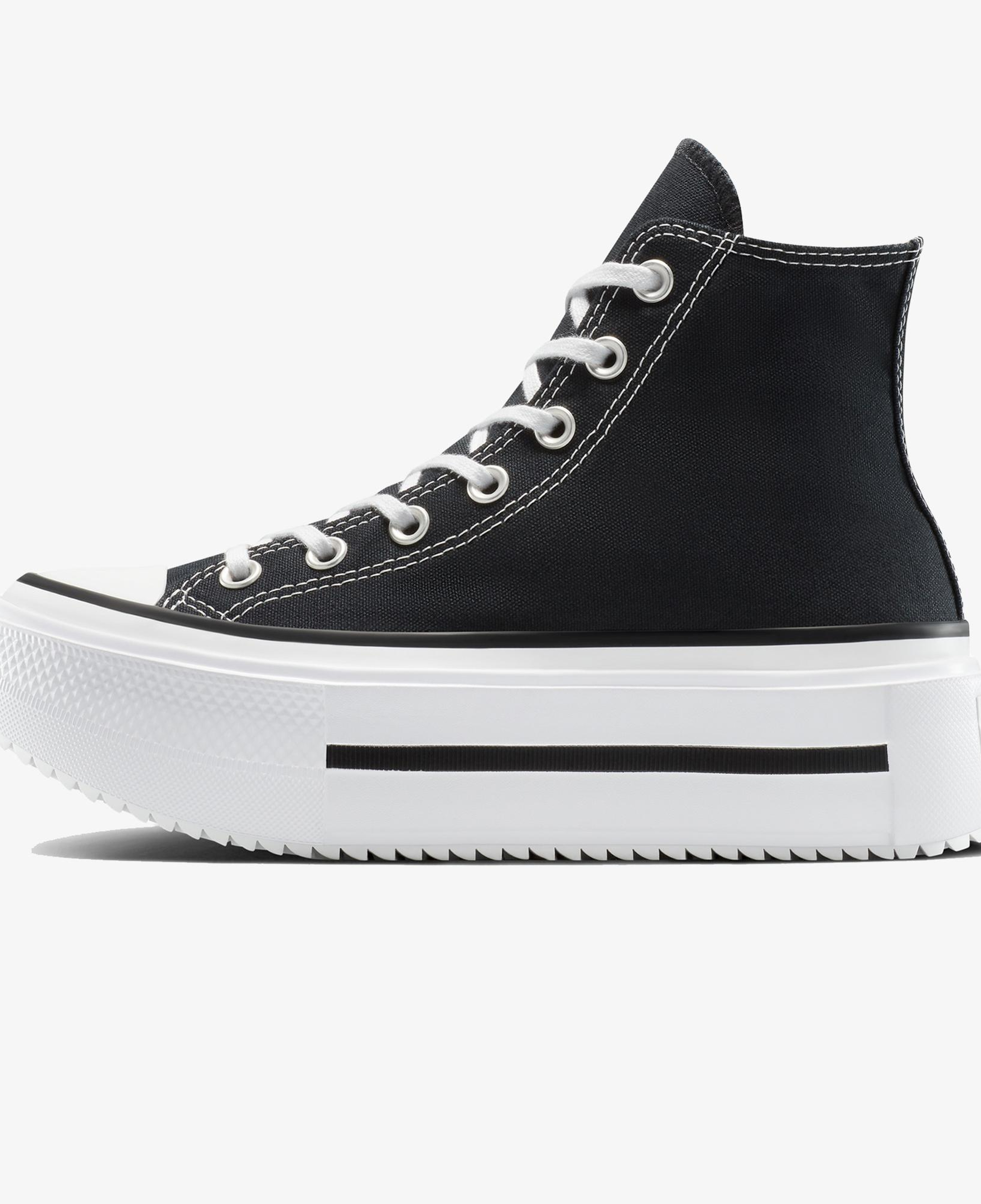 Converse Chuck Taylor All Star Lift Double Stack Unisex Siyah Sneaker