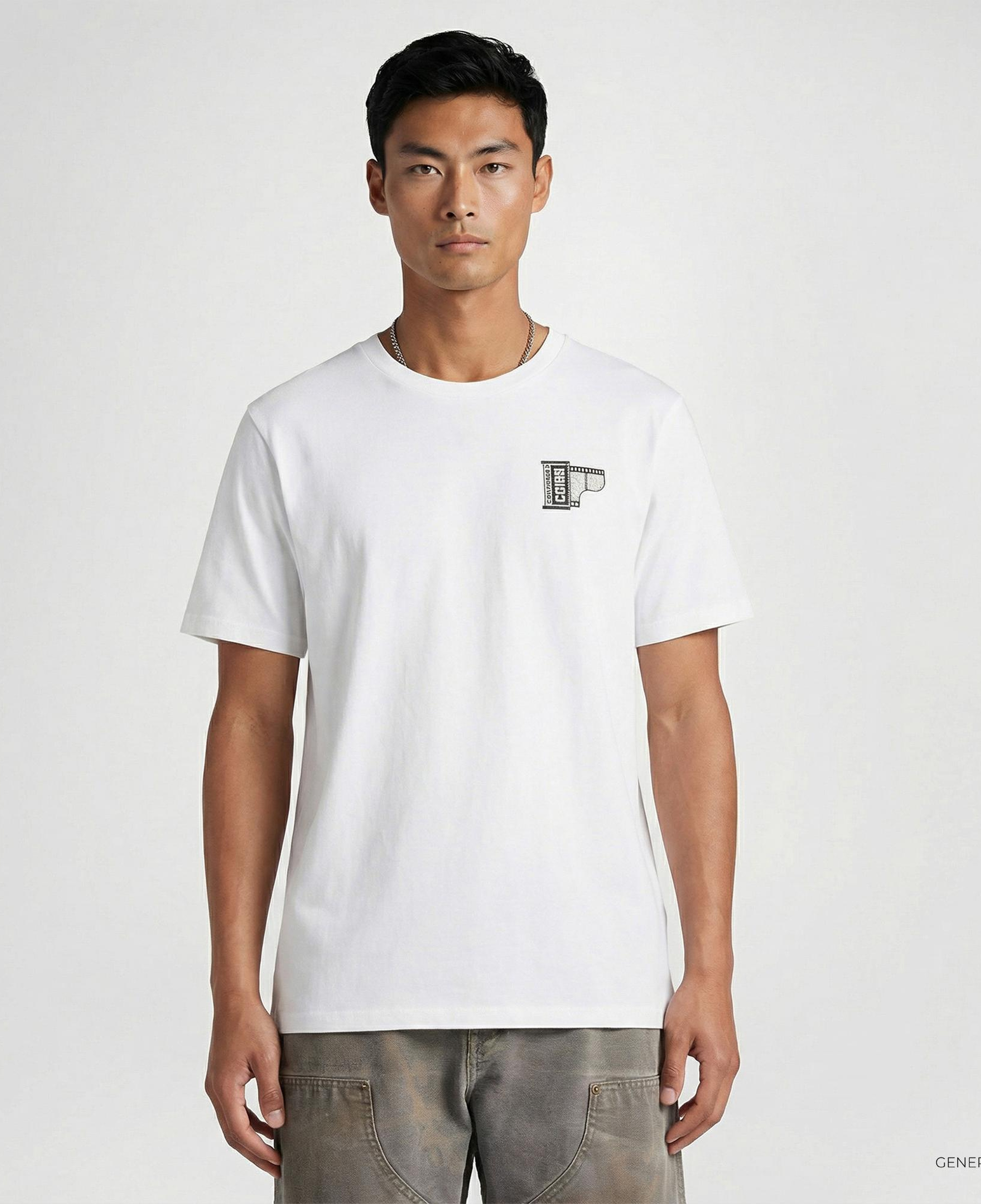 Converse Erkek Beyaz T-Shirt