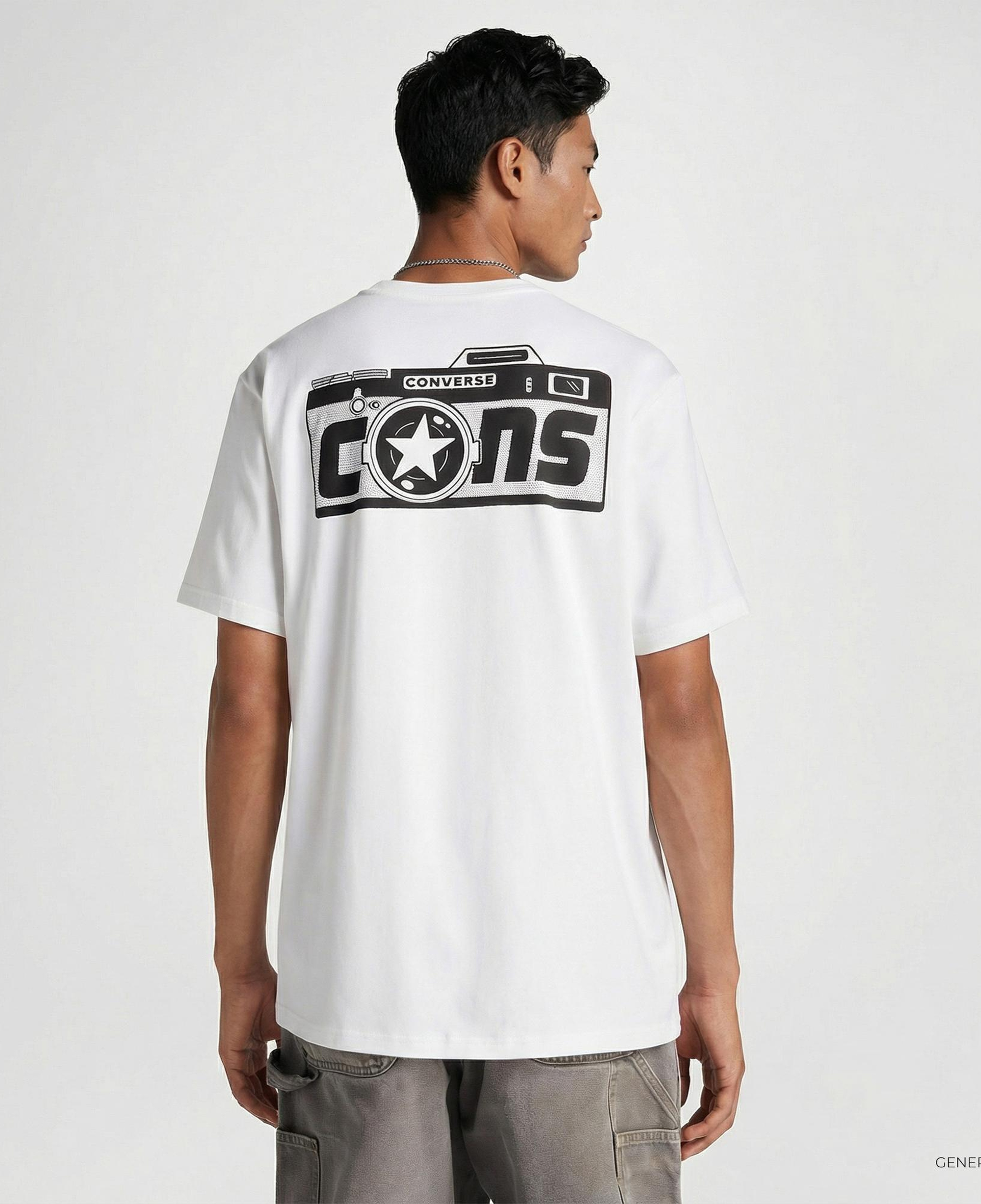Converse Erkek Beyaz T-Shirt