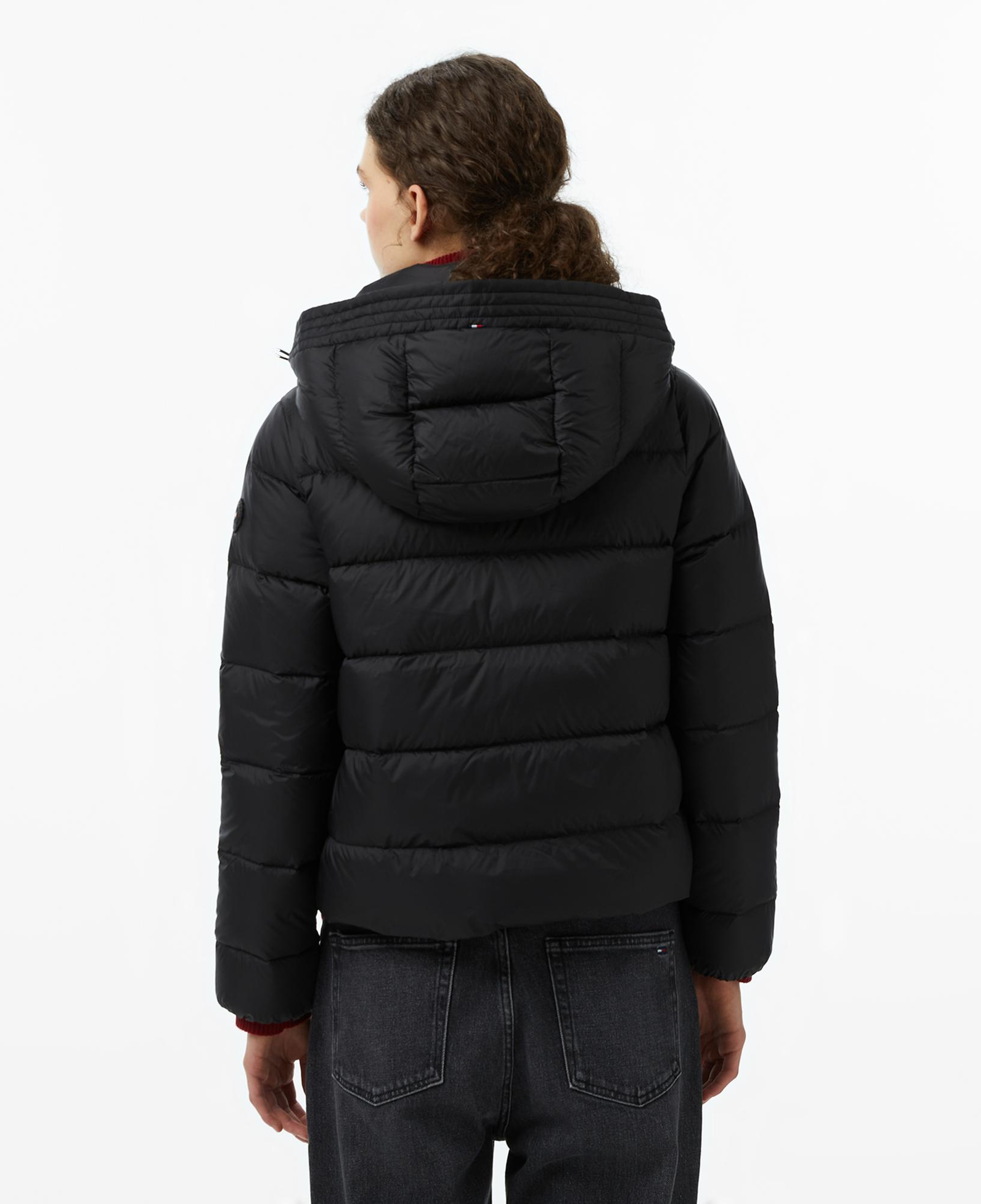 Tommy Hilfiger Down Casual Kadın Puffer Siyah Mont