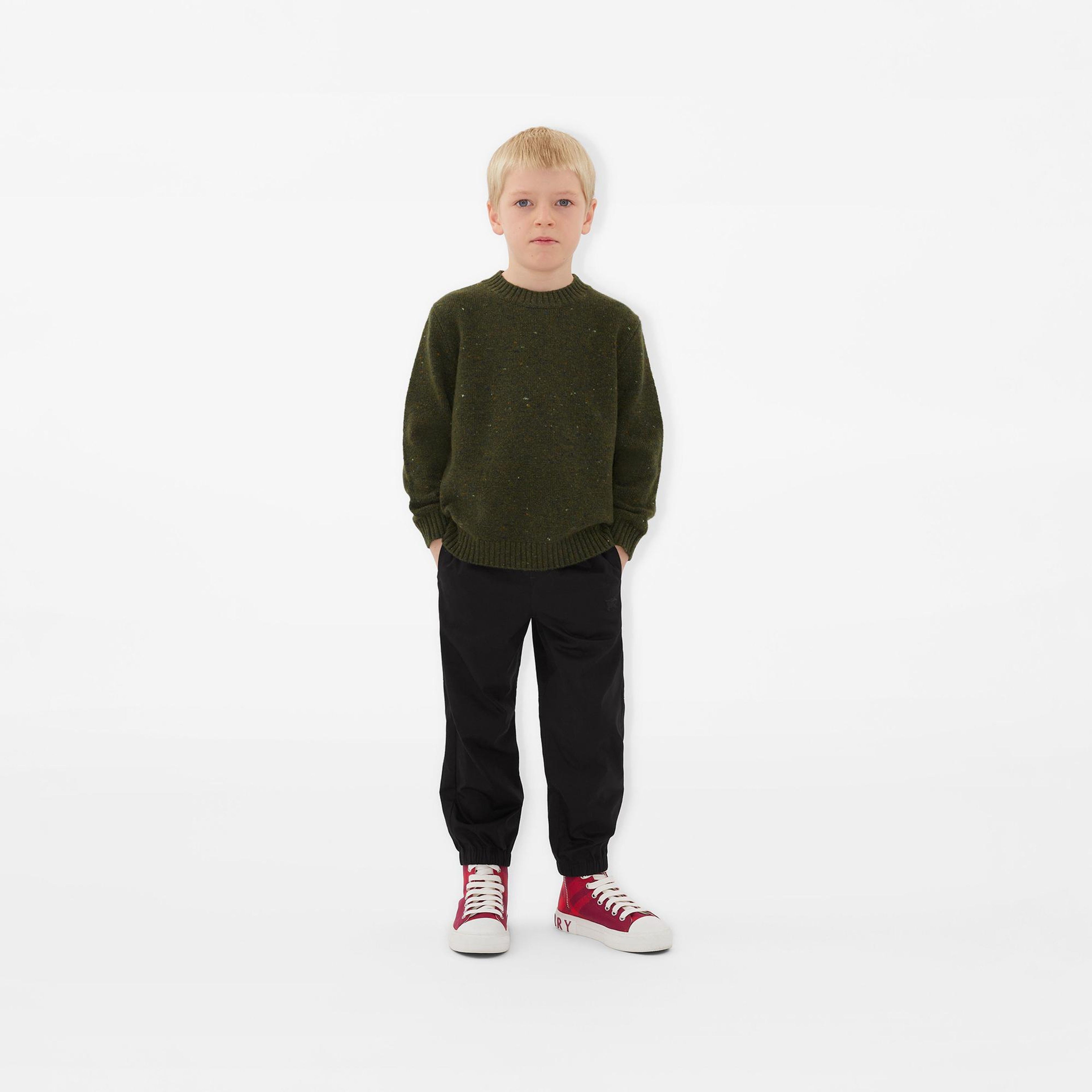 Burberry Pamuk Çocuk Siyah Pantolon