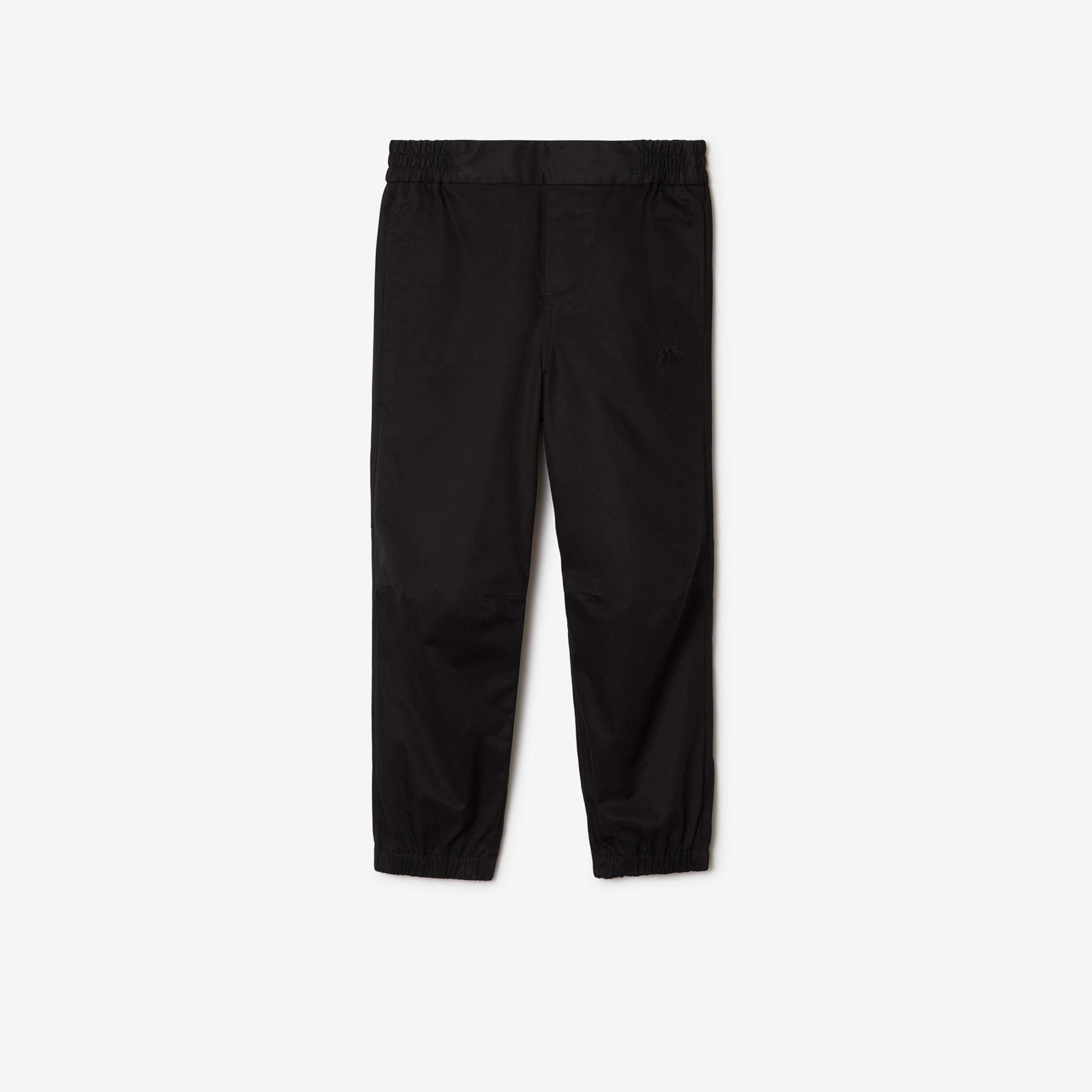 Burberry Pamuk Çocuk Siyah Pantolon