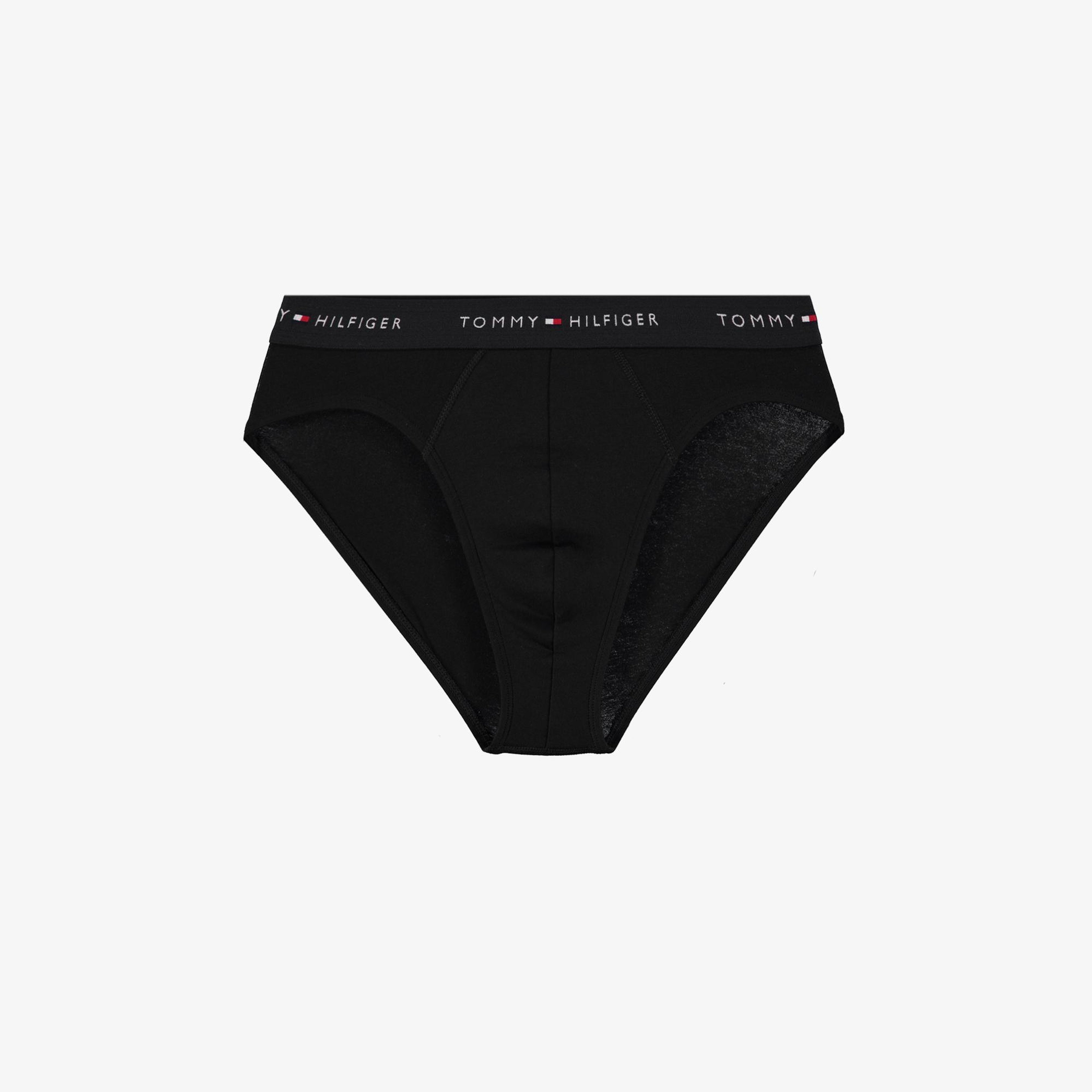 Tommy Hilfiger Brief Erkek 3'lü Siyah Boxer