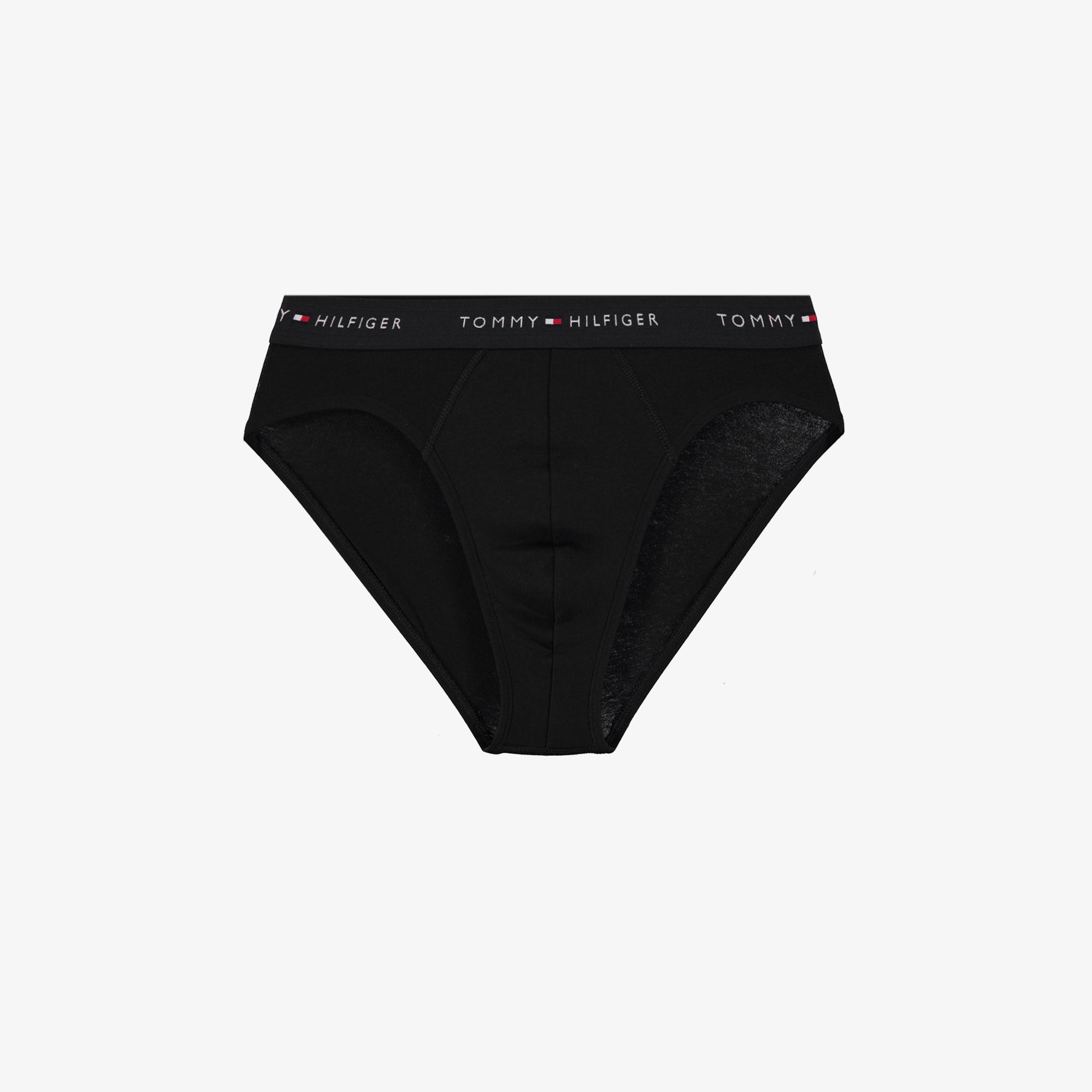 Tommy Hilfiger Brief Erkek 3'lü Siyah Boxer