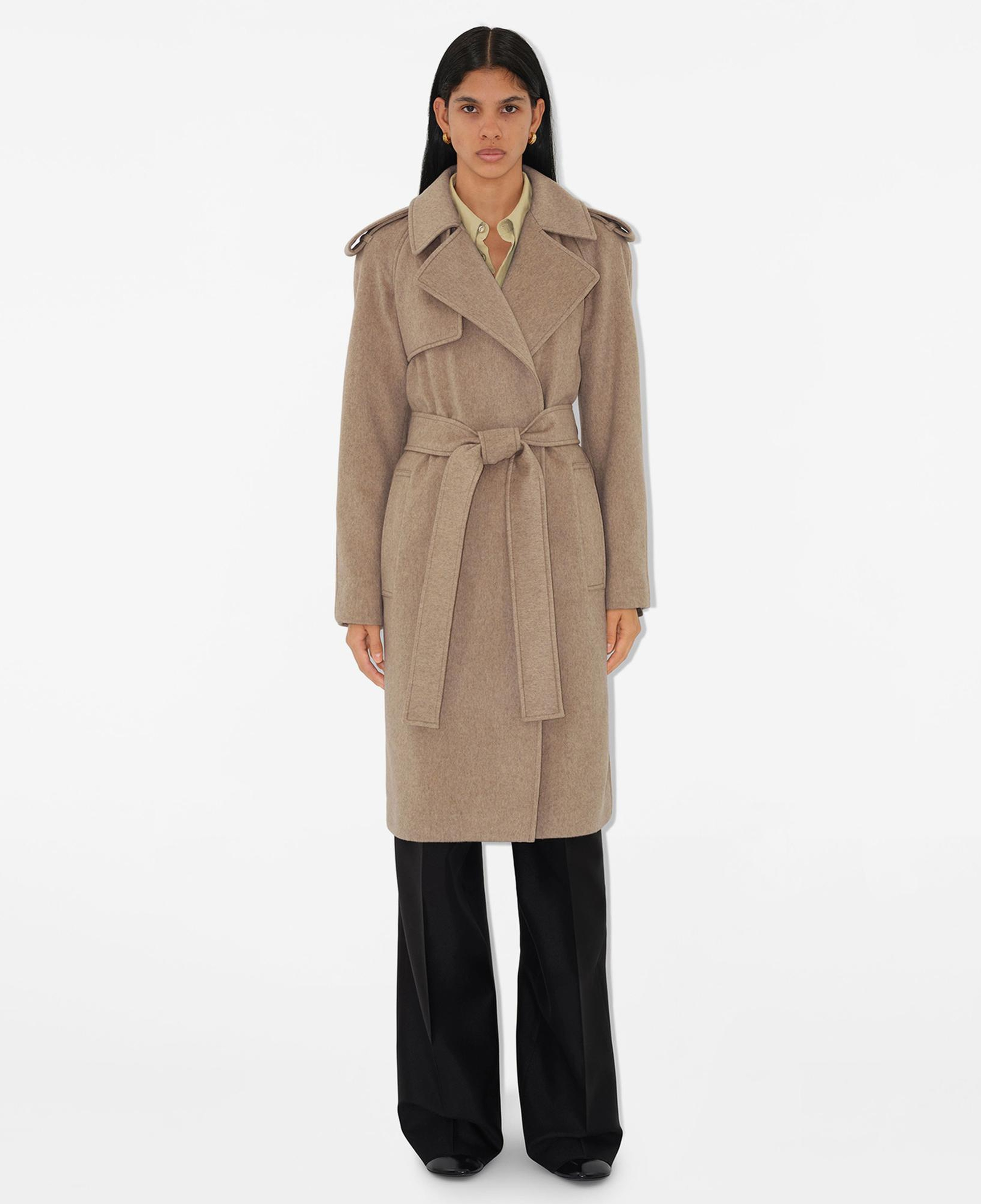 Burberry Kaşmir Wrap Kadın Bej Mont