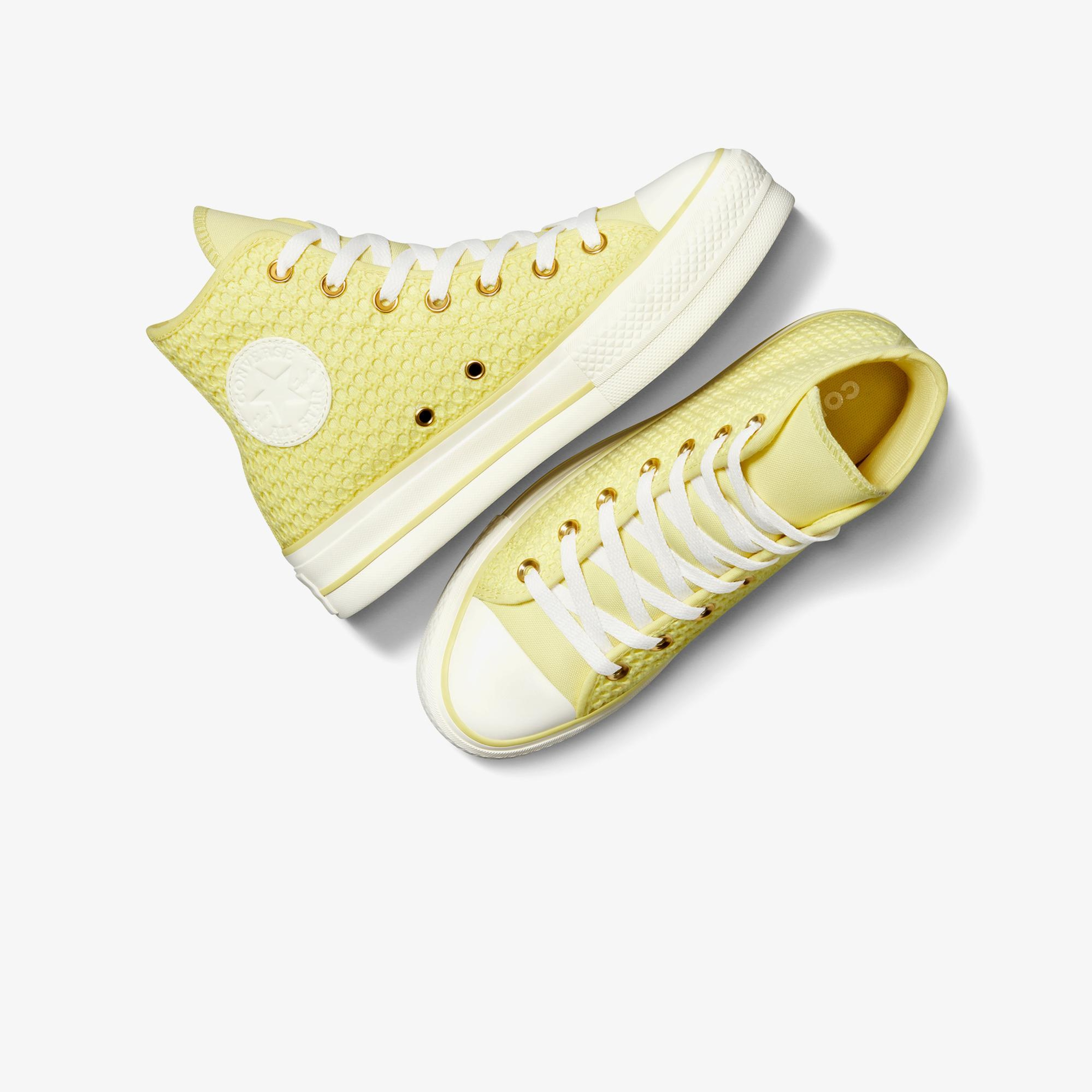 Converse Chuck Taylor All Star Knit Kadın Sarı Sneaker